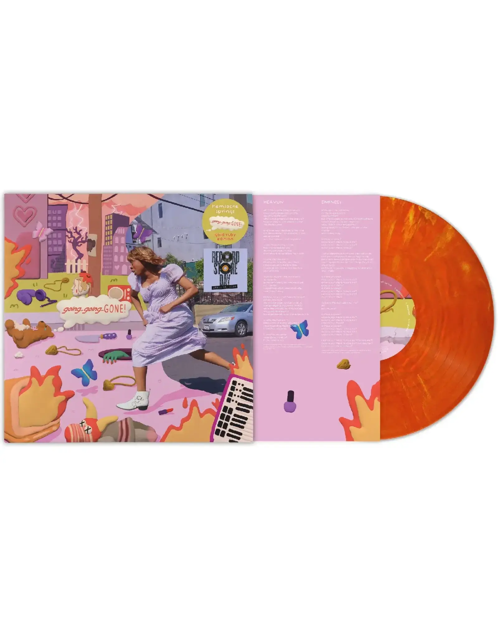 Hemlocke Springs - going...going...GONE! (Record Store Day) [Gold Ruby Vinyl]