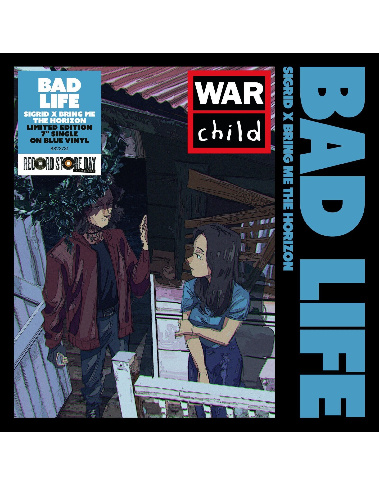 Sigrid & Bring Me The Horizon - Bad Life (Record Store Day) [7" Blue Vinyl]