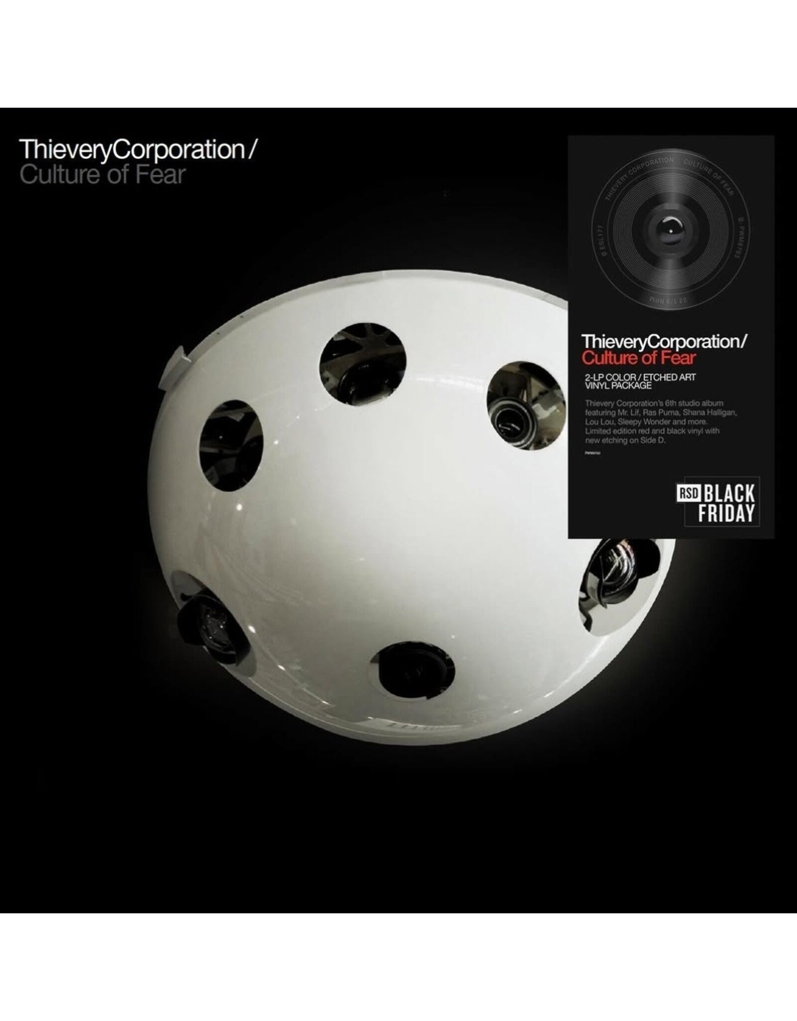 Thievery Corporation - Culture Of Fear (Record Store Day) [Red & Black Vinyl]