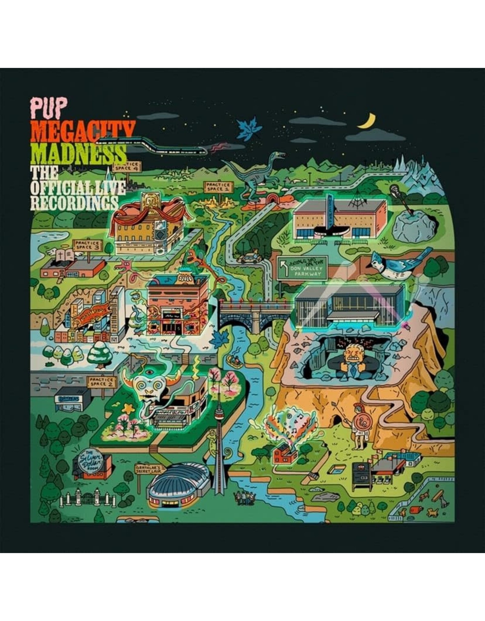 PUP - Megacity Madness: The Official Live Recordings (Skittles Vinyl)