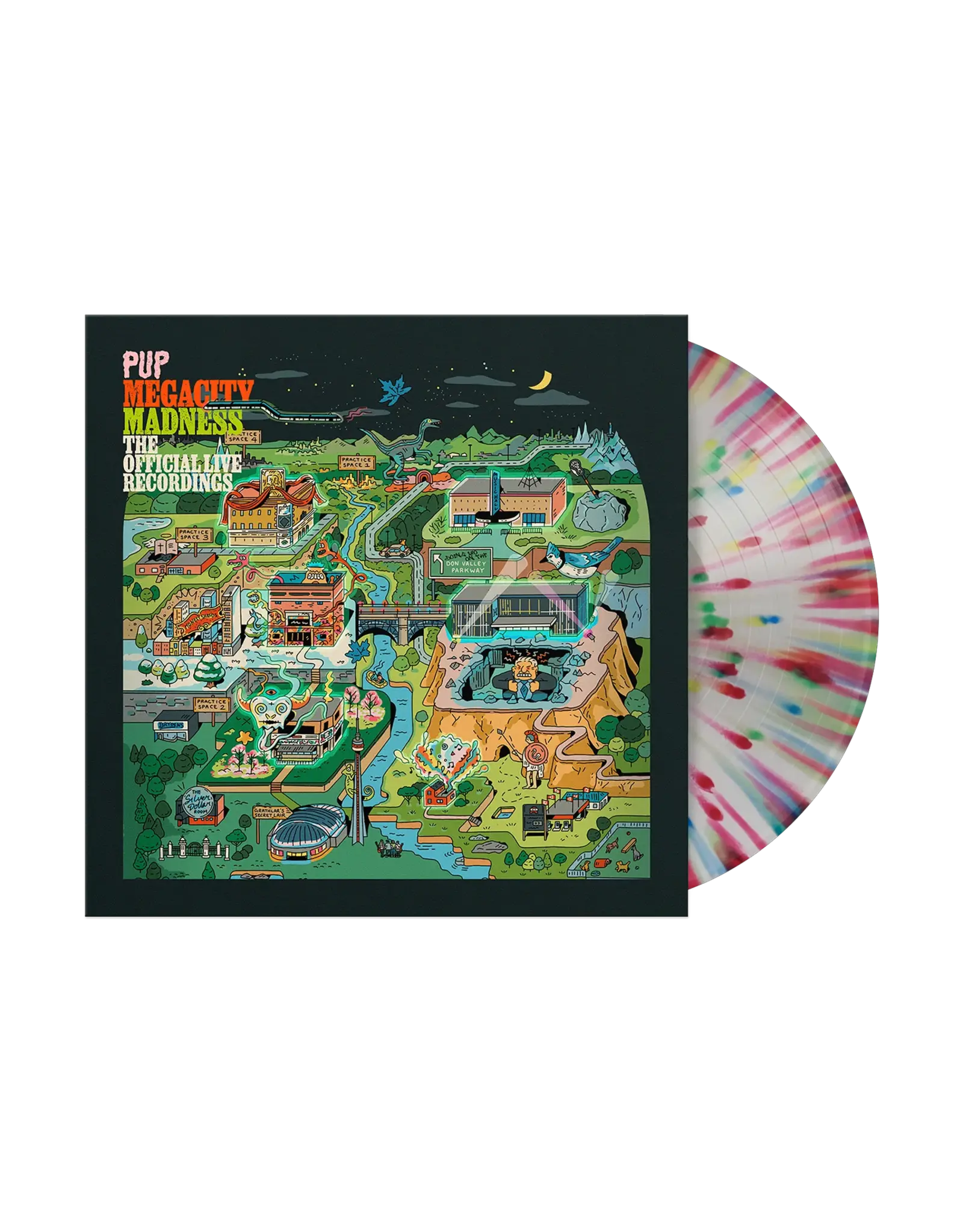 PUP - Megacity Madness: The Official Live Recordings (Skittles Vinyl)