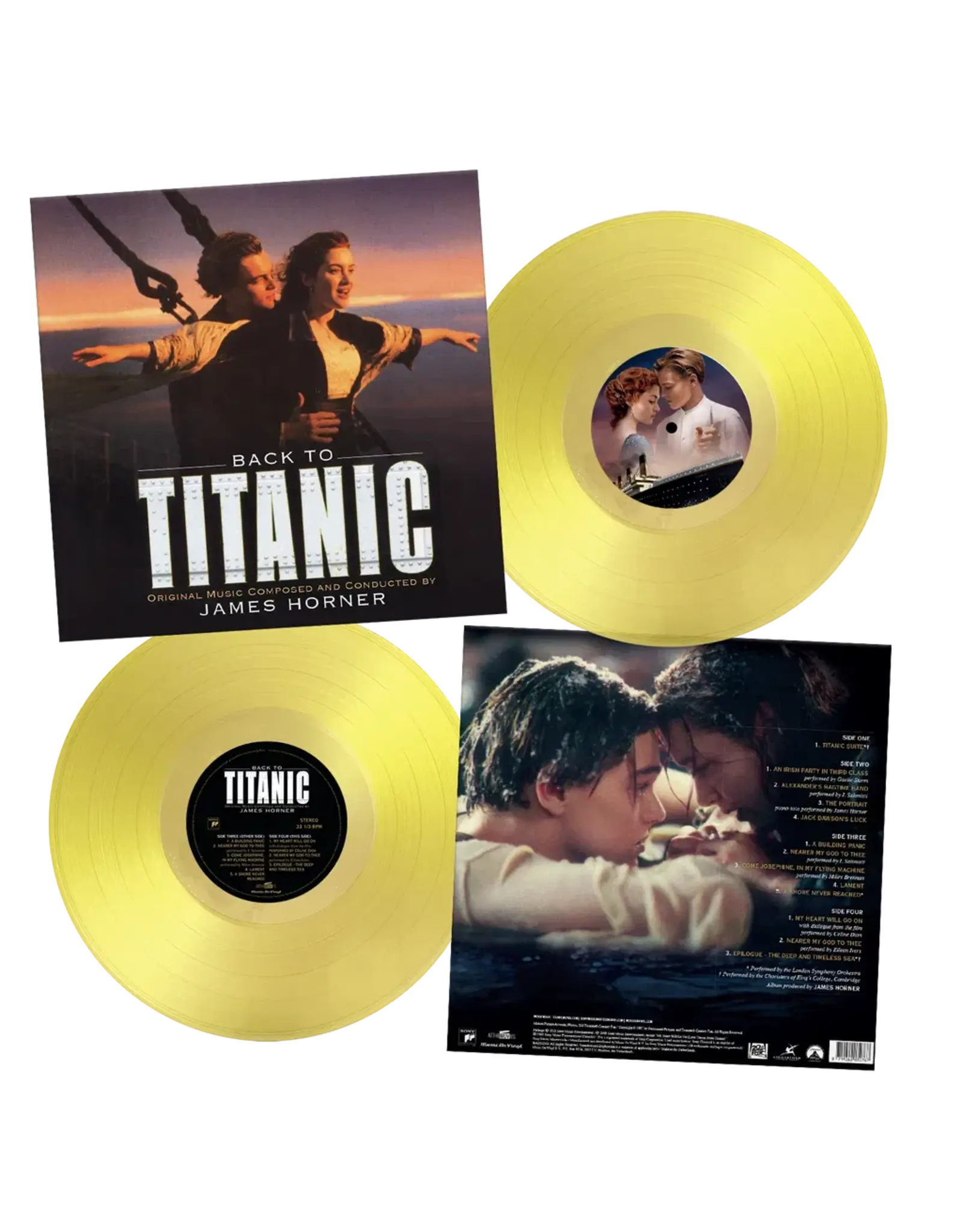 James Horner - Back To Titanic (Music From The Film) [Yellow Vinyl]