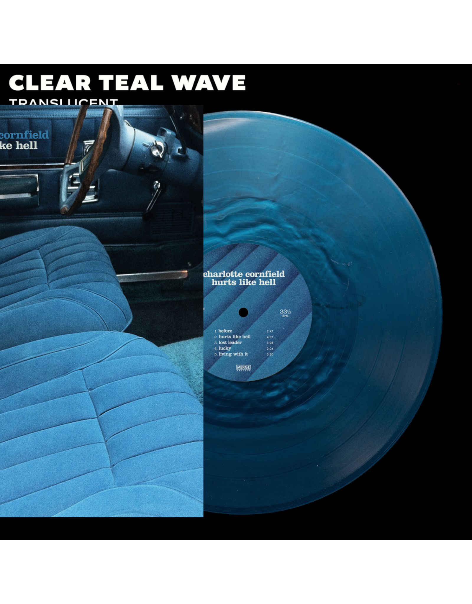 Charlotte Cornfield - Hurts Like Hell (Exclusive Ocean Wave Vinyl)