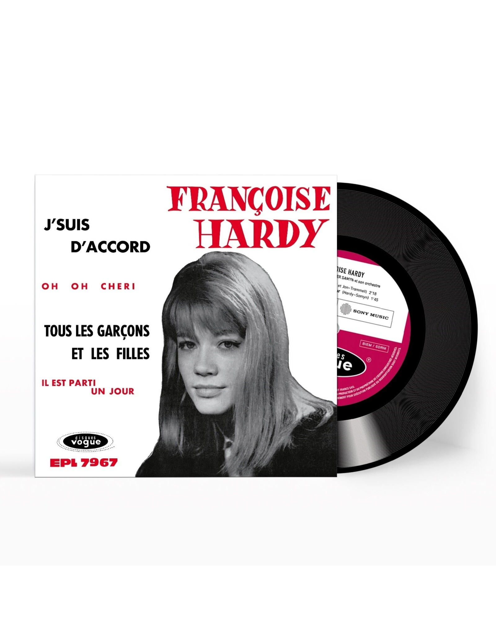 Françoise Hardy - J'suis d'accord / Tous les garçons et les filles (Record Store Day) [7" Vinyl]