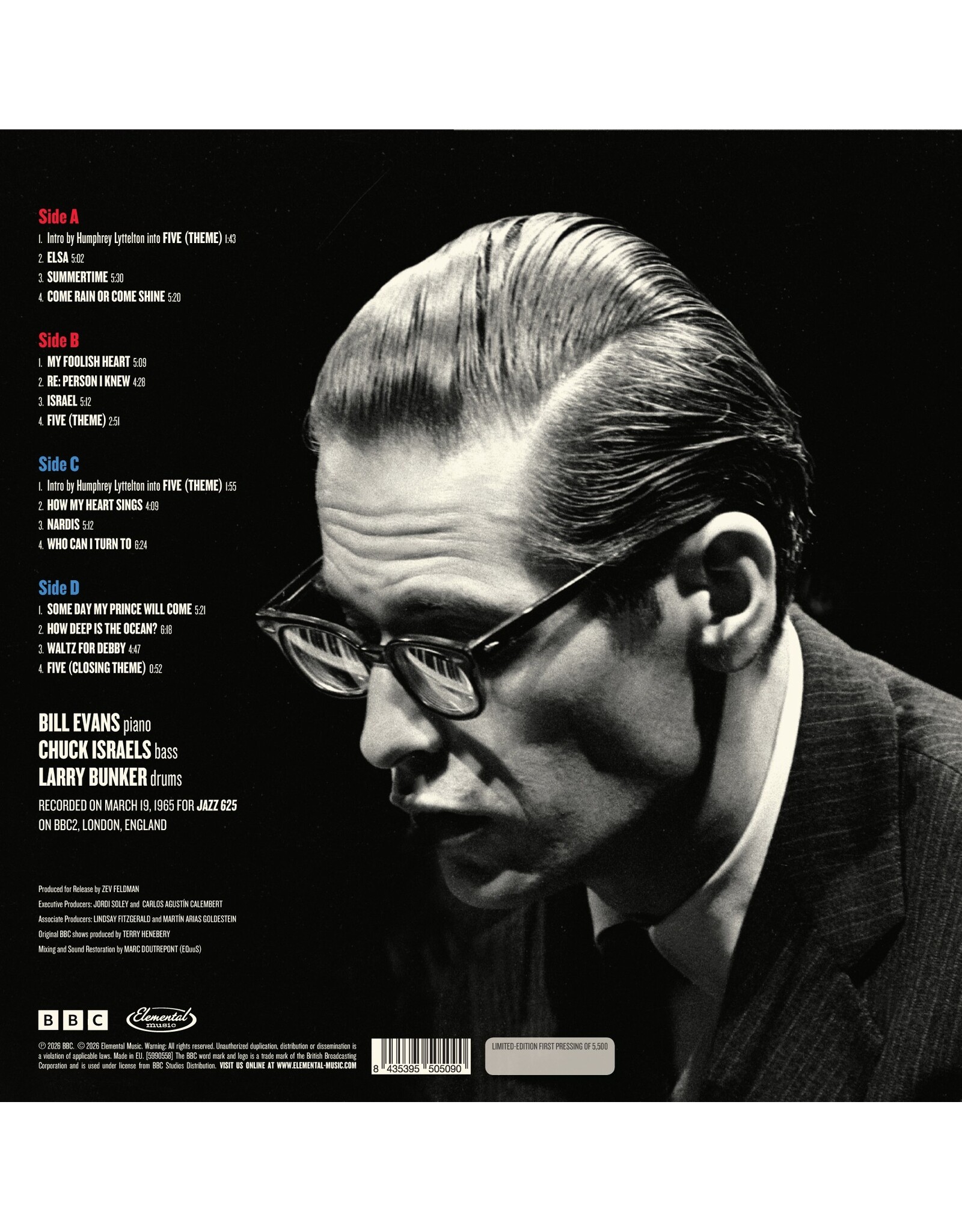 Bill Evans - At The BBC: The Complete 1965 London Sets (Record Store Day)