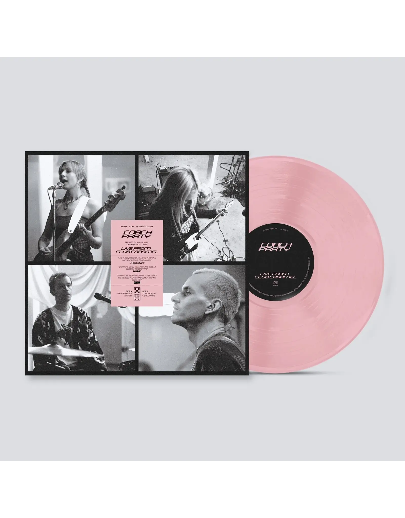 Coach Party - Live From Club Caramel EP (Record Store Day) [10" Pink Vinyl]