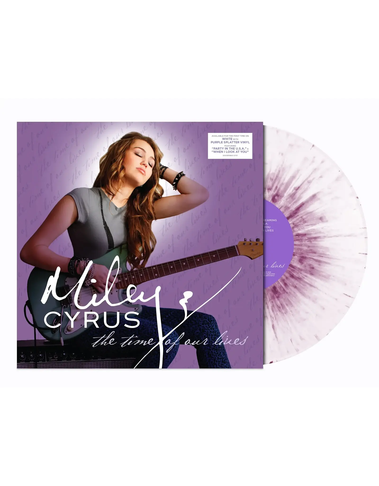 Miley Cyrus - The Time Of Our Lives EP (White & Purple Splatter Vinyl)