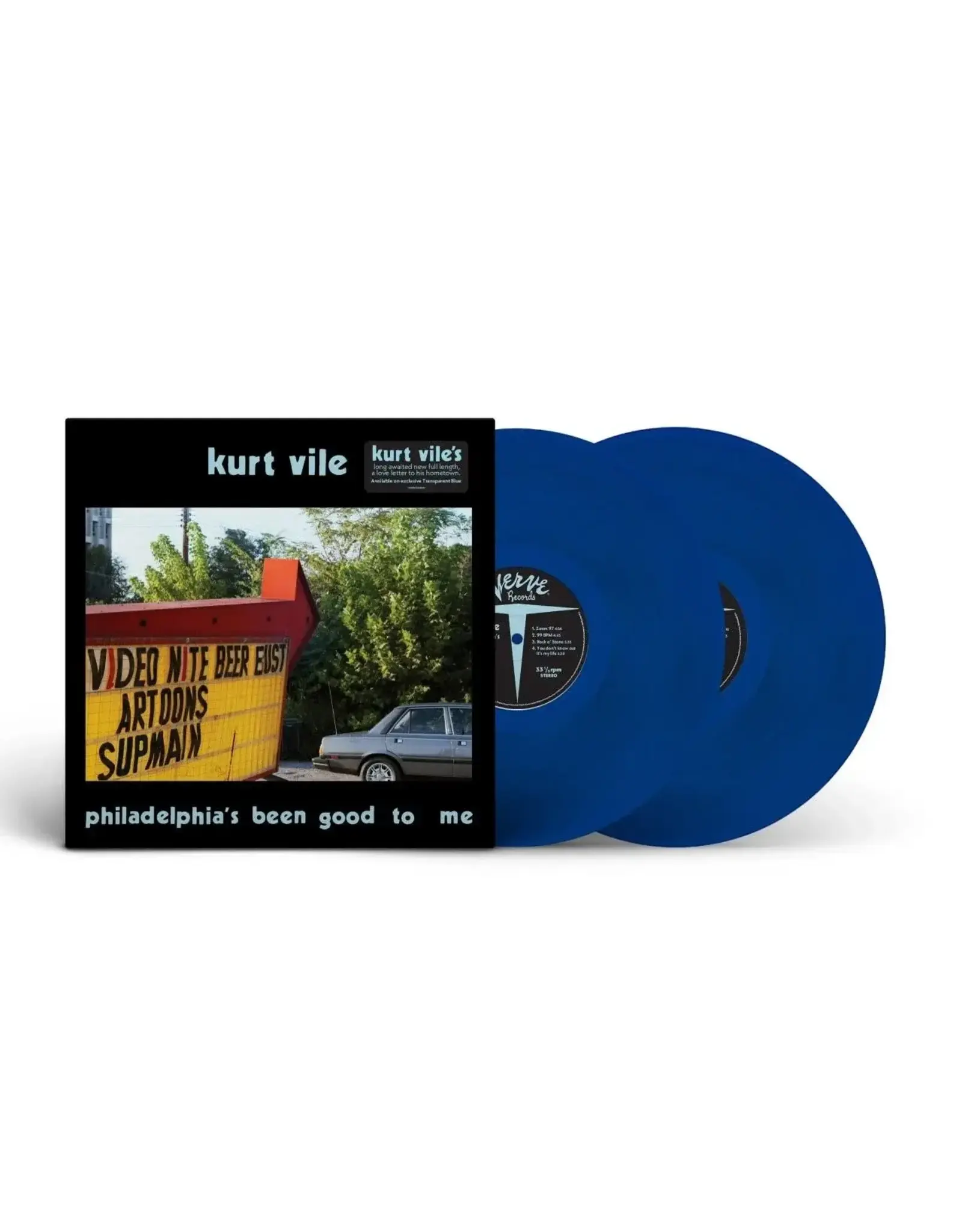 Kurt Vile - Philadelphia's Been Good To Me (Exclusive Blue Vinyl)