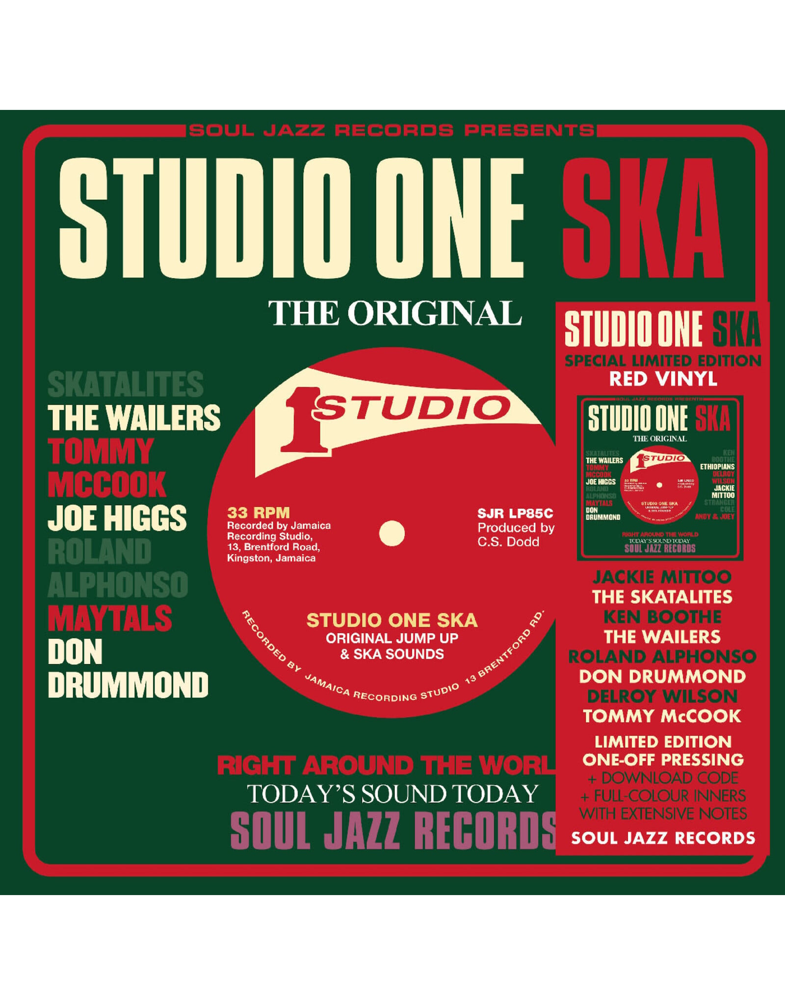 Various - Soul Jazz Presents: Studio One Ska (Red Vinyl)