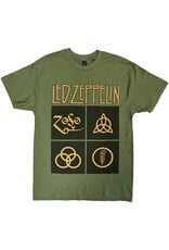 Led Zeppelin / ZoSo Symbols Squares Tee