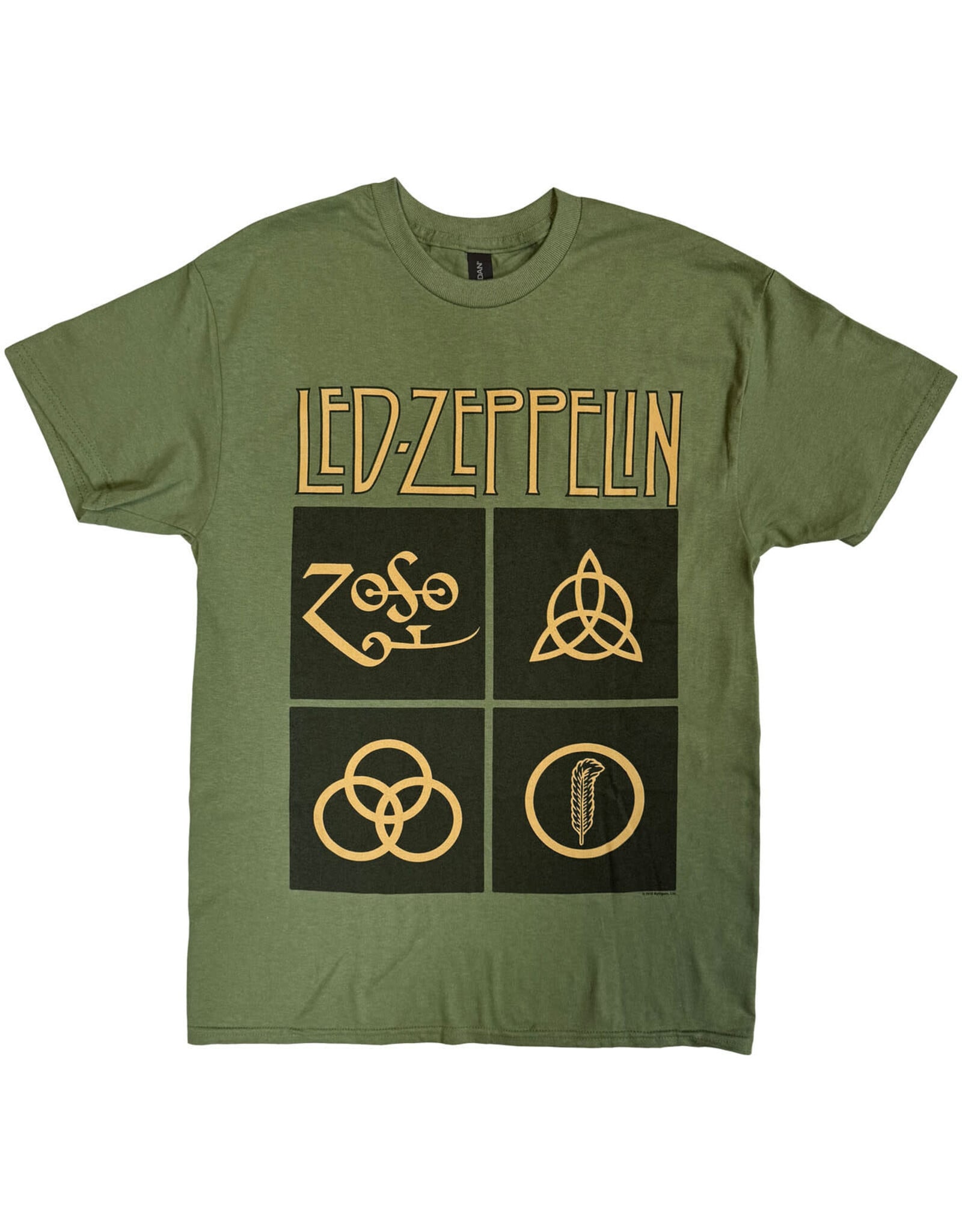 Led Zeppelin / ZoSo Symbols Squares Tee
