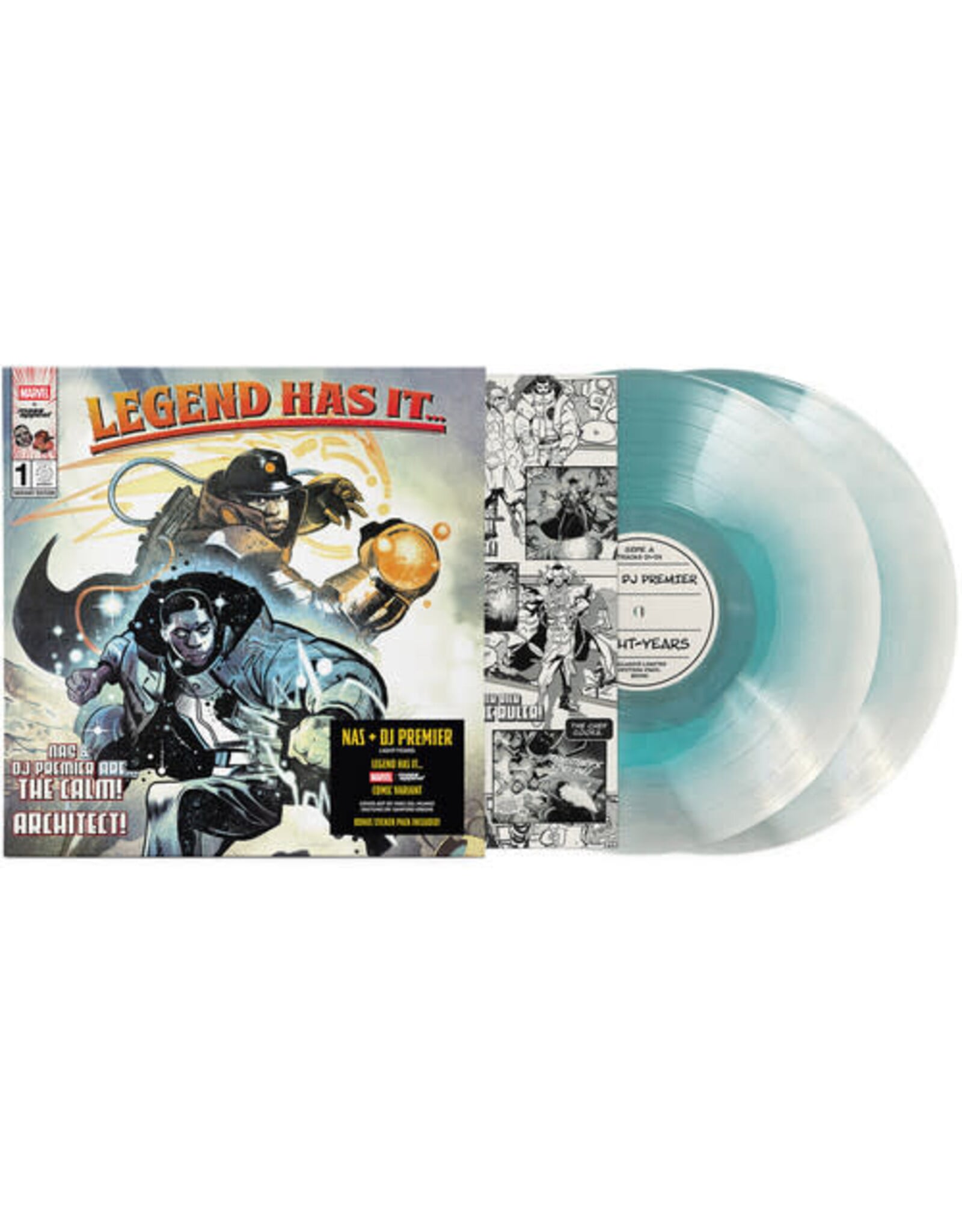 Nas + DJ Premier - Light Year (Marvel Comics Edition) [Marble Vinyl]
