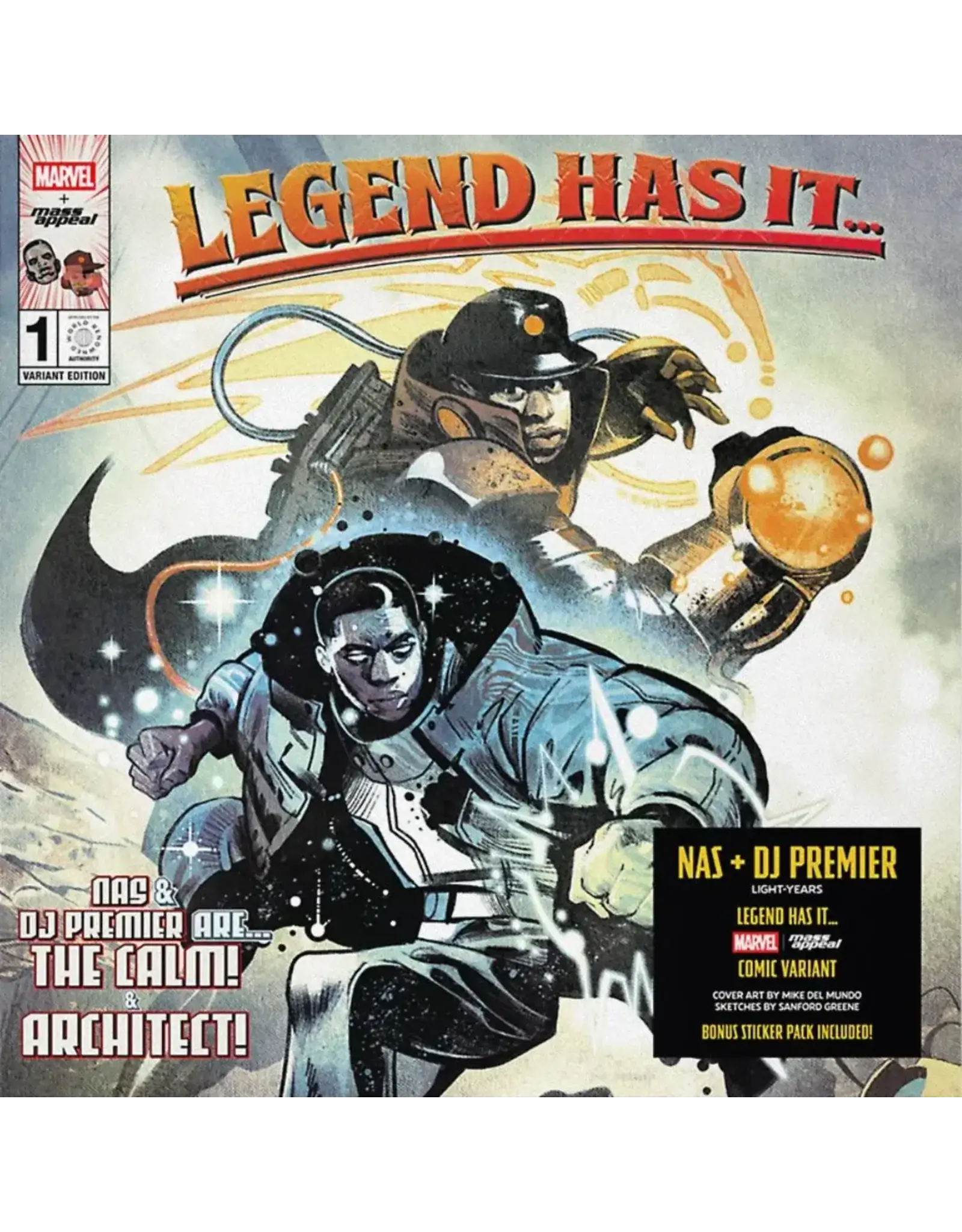 Nas + DJ Premier - Light Year (Marvel Comics Edition) [Marble Vinyl]