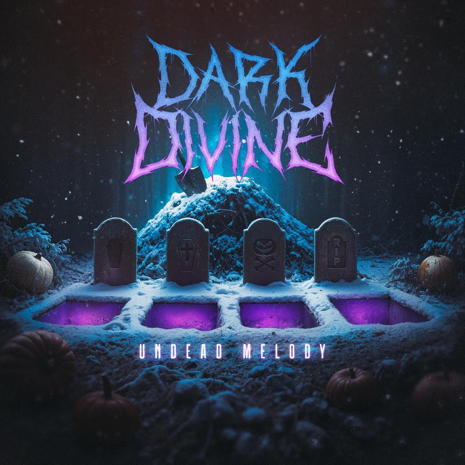 Dark Divine - Undead Melody (Blue and Violet Splatter Vinyl) - Pop
