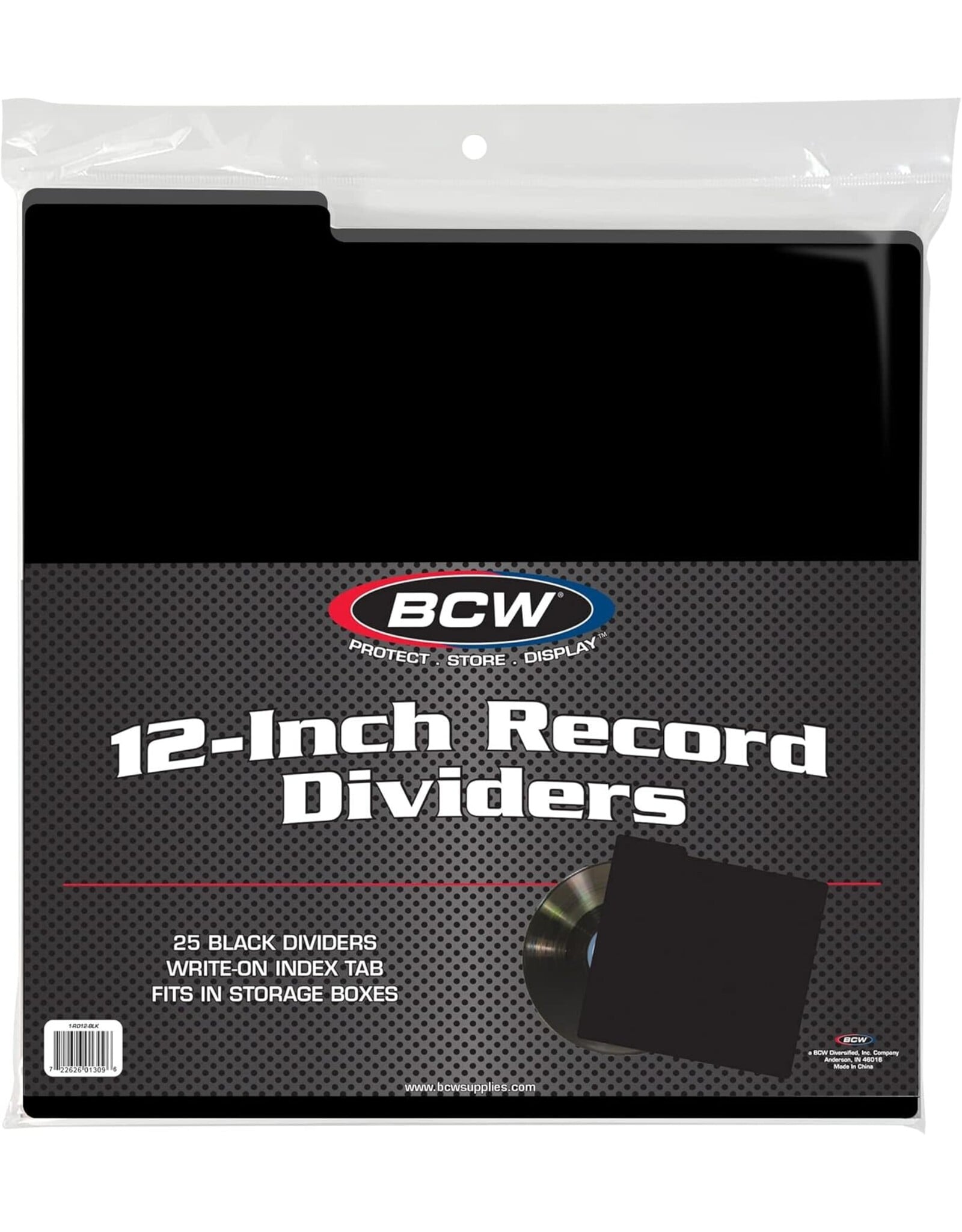 BCW / Vinyl Record Dividers (25 pack)