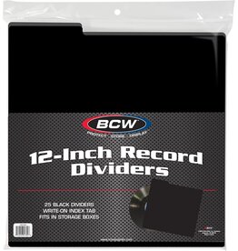 BCW / Vinyl Record Dividers (25 pack)