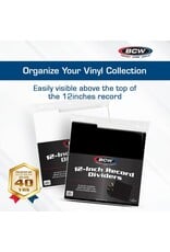 BCW / Vinyl Record Dividers (25 pack)