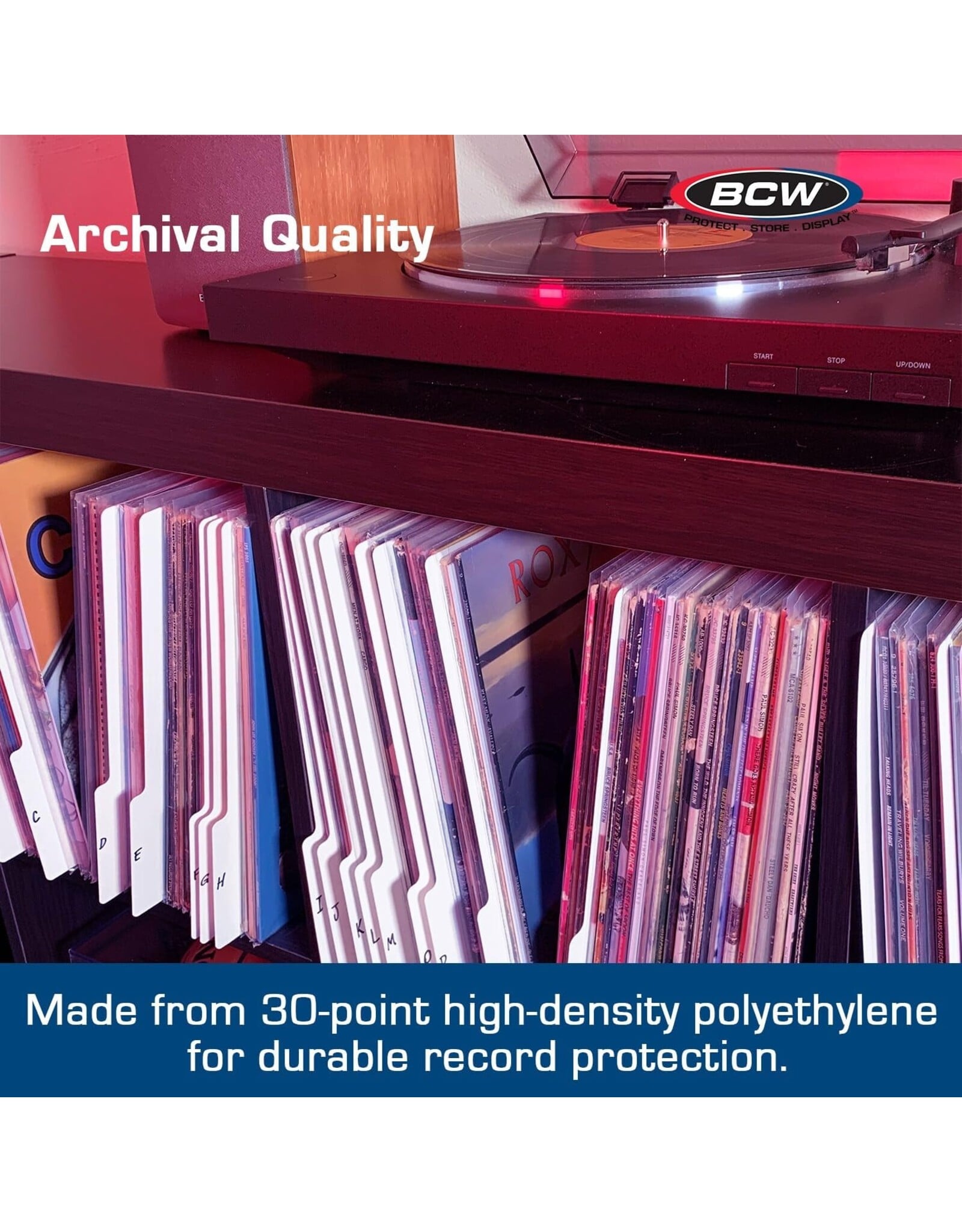 BCW / Vinyl Record Dividers (25 pack)
