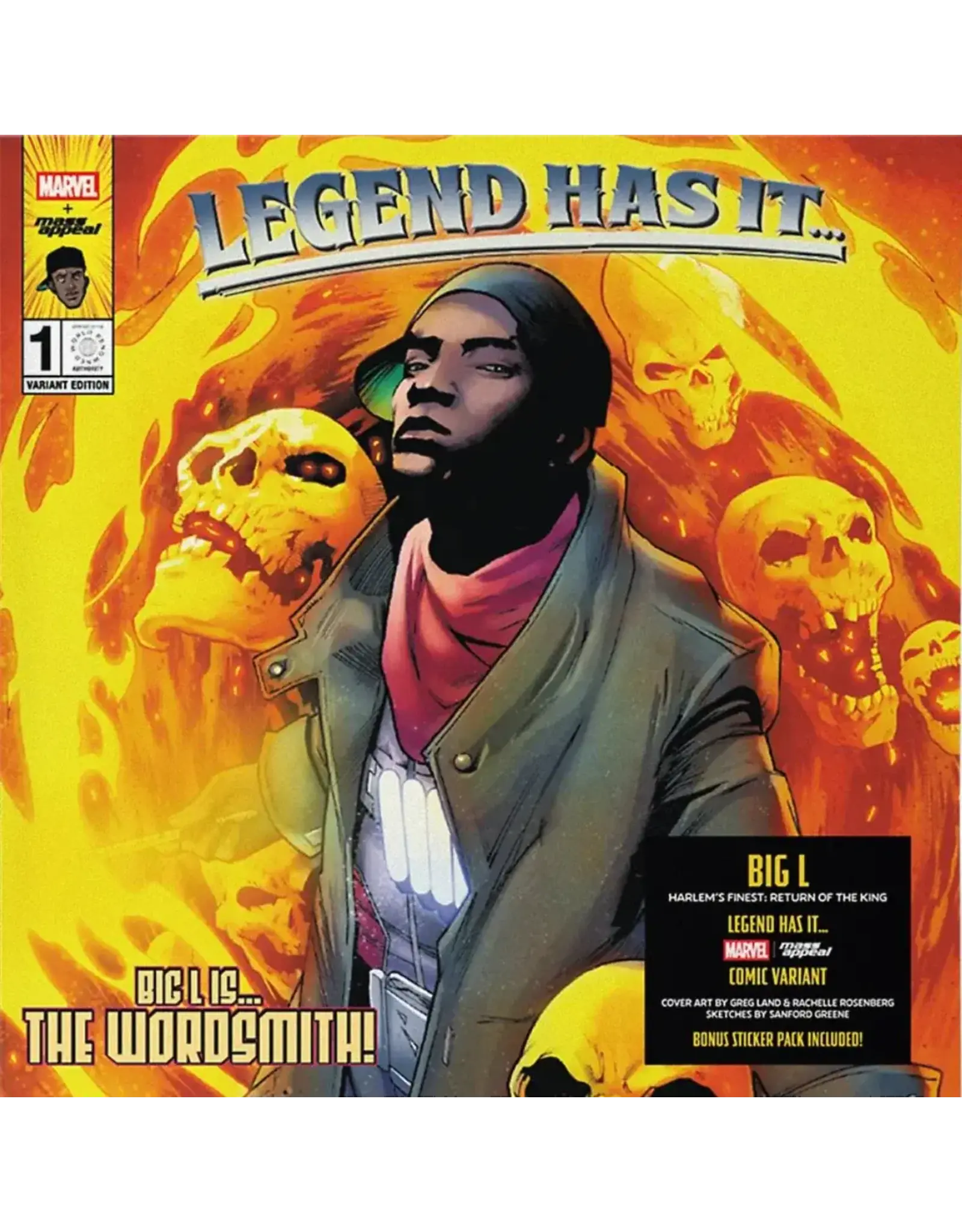 Big L - Harlem's Finest: Return Of The King (Marvel Comics Edition) [Orange Marble Vinyl]