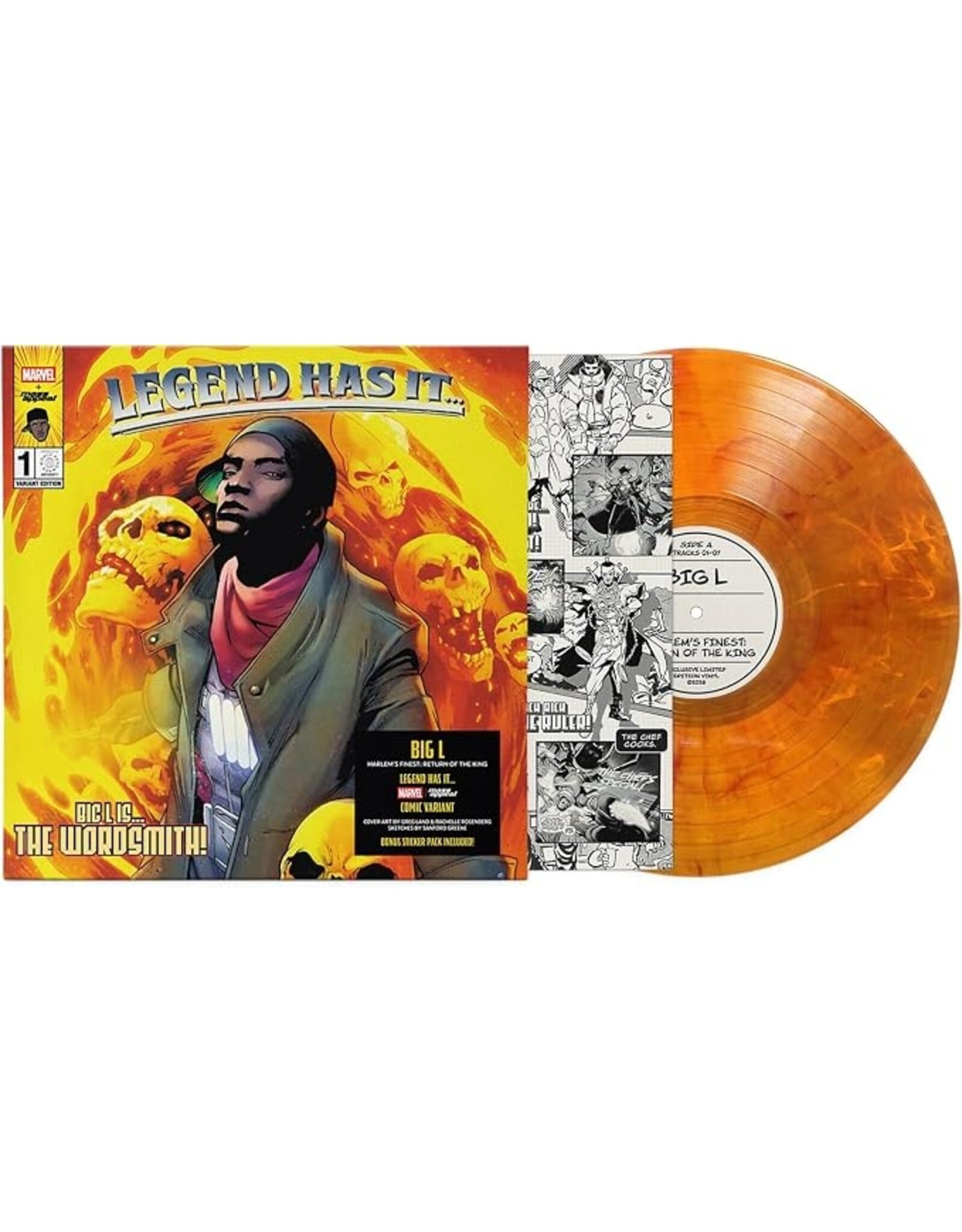 Big L - Harlem's Finest: Return Of The King (Marvel Comics Edition) [Orange Marble Vinyl]