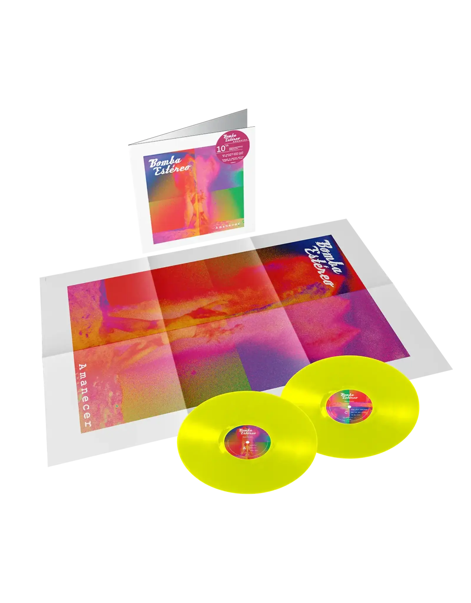 Bomba Estéreo - Amanecer (10th Anniversary) [Highlighter Yellow Vinyl]