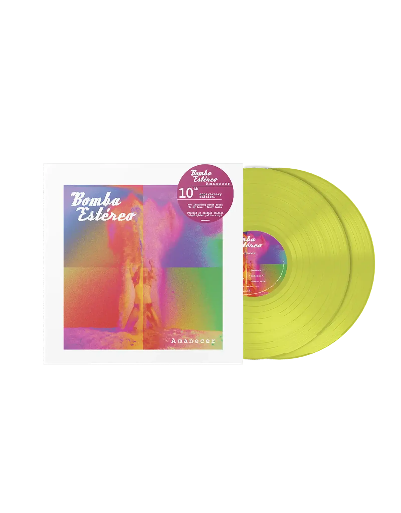 Bomba Estéreo - Amanecer (10th Anniversary) [Highlighter Yellow Vinyl]