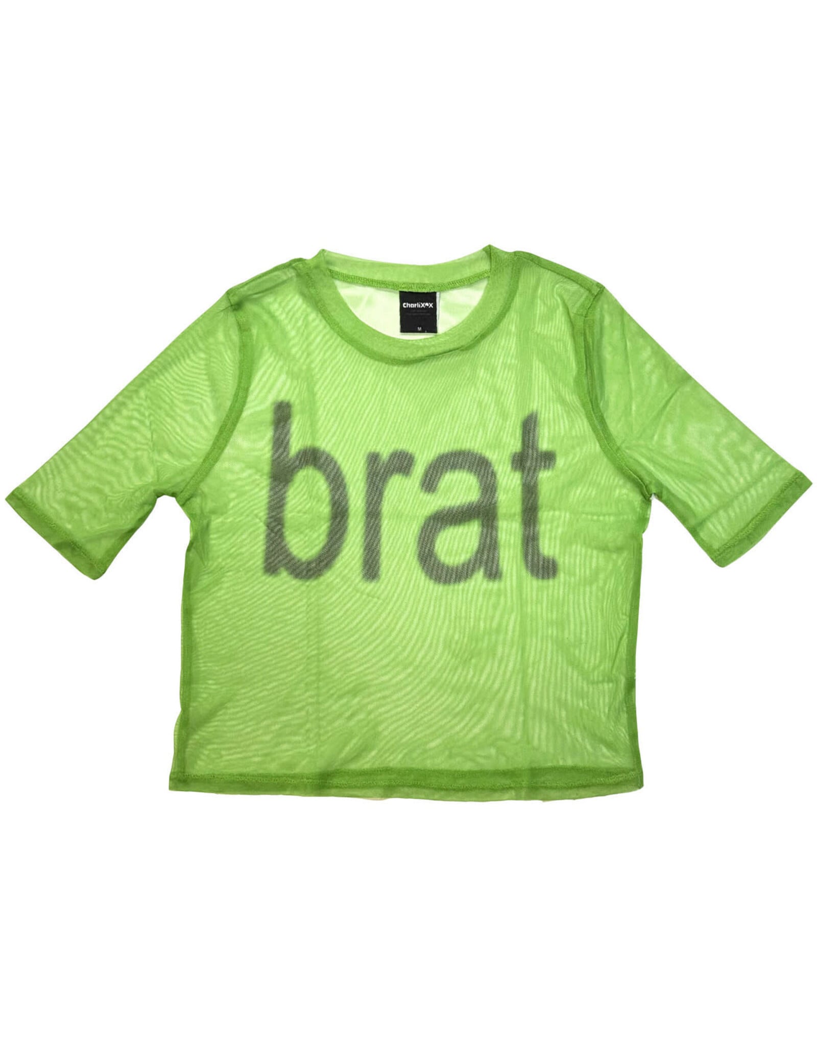 Charli XCX / Brat Mesh Women's Crop Top
