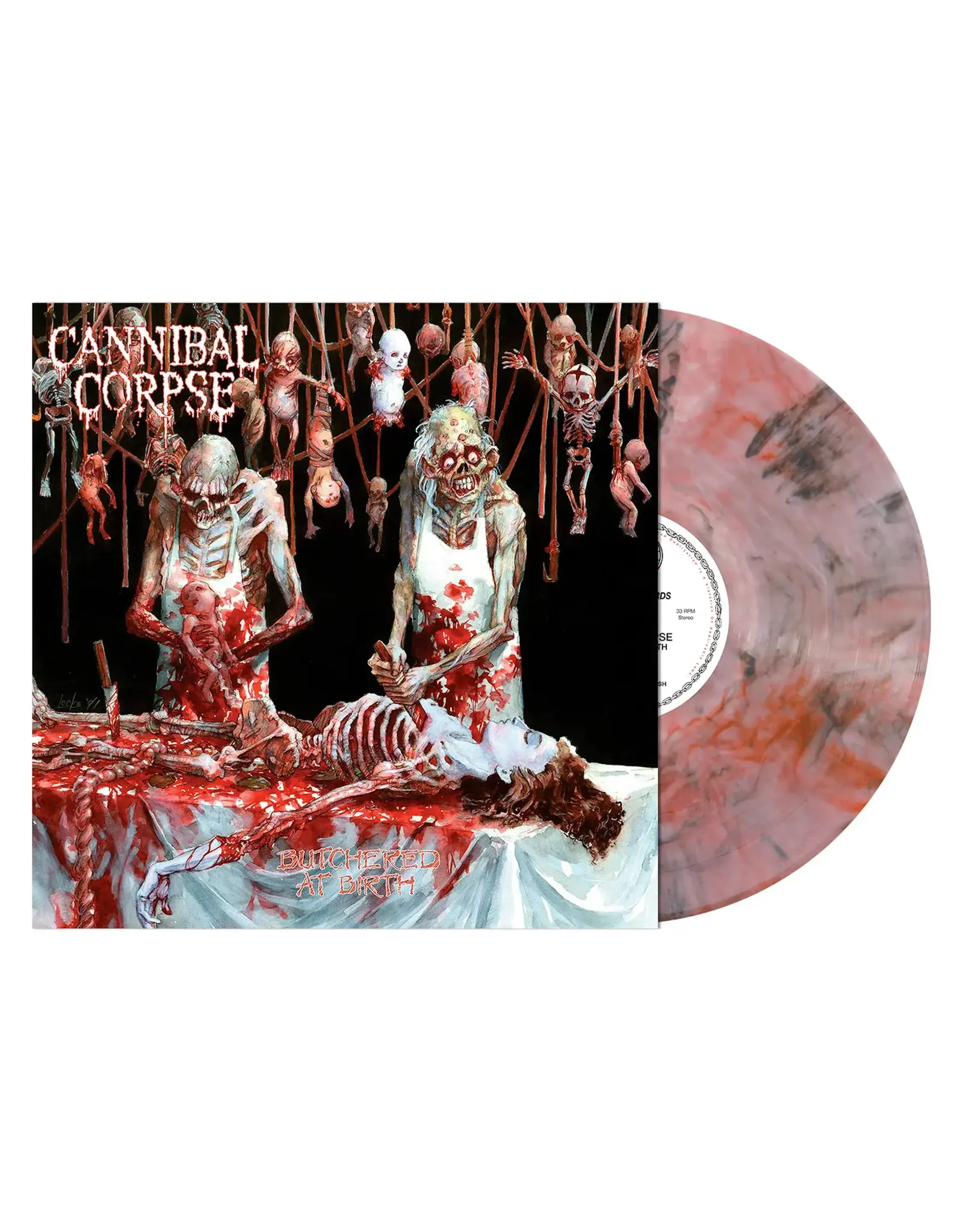 Cannibal Corpse - Butchered At Birth (35th Anniversary) [Red & Black Smoke Vinyl]