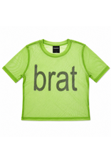 Charli XCX / Brat Mesh Women's Crop Top Tee