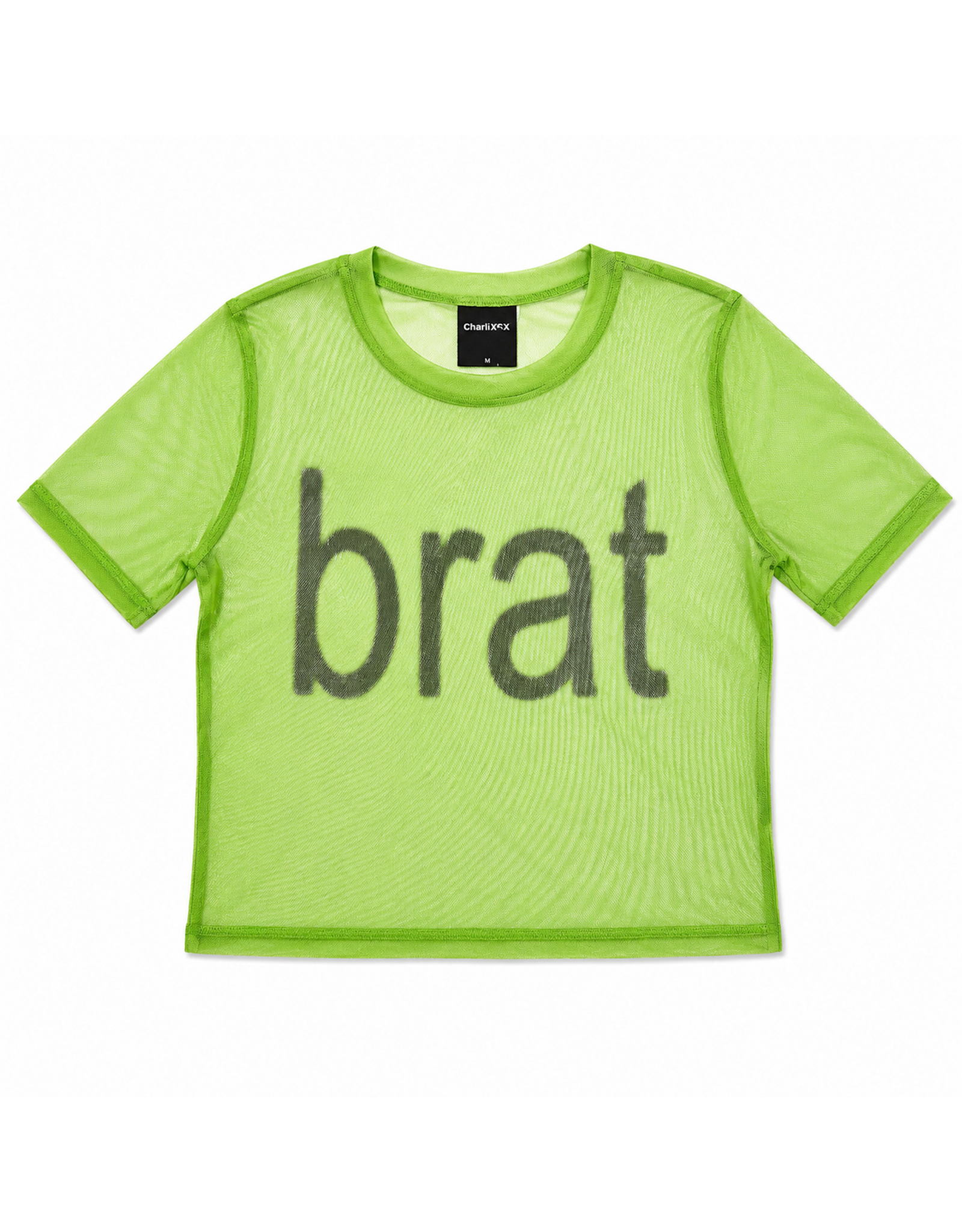Charli XCX / Brat Mesh Women's Crop Top Tee