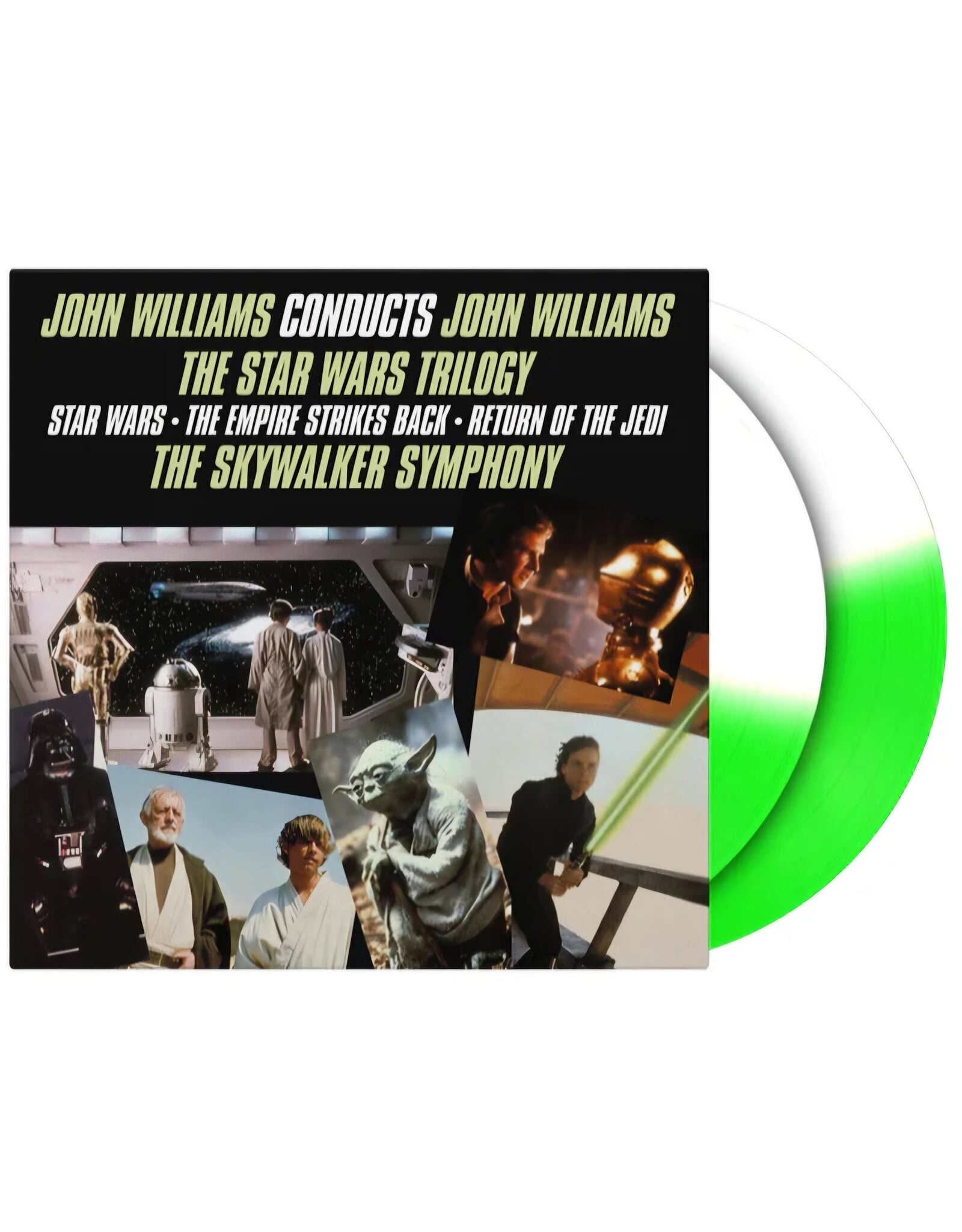John Williams - The Star Wars Trilogy (Exclusive Green & White Split Vinyl)