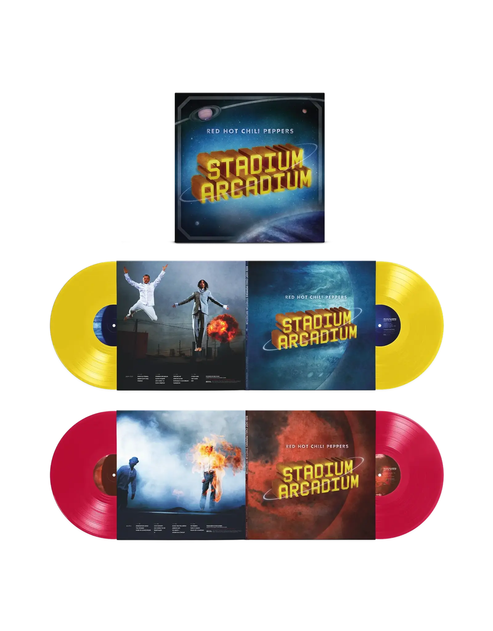 Red Hot Chili Peppers - Stadium Arcadium (20th Anniversary) [Canary Yellow & Apple Red 4LP Vinyl]