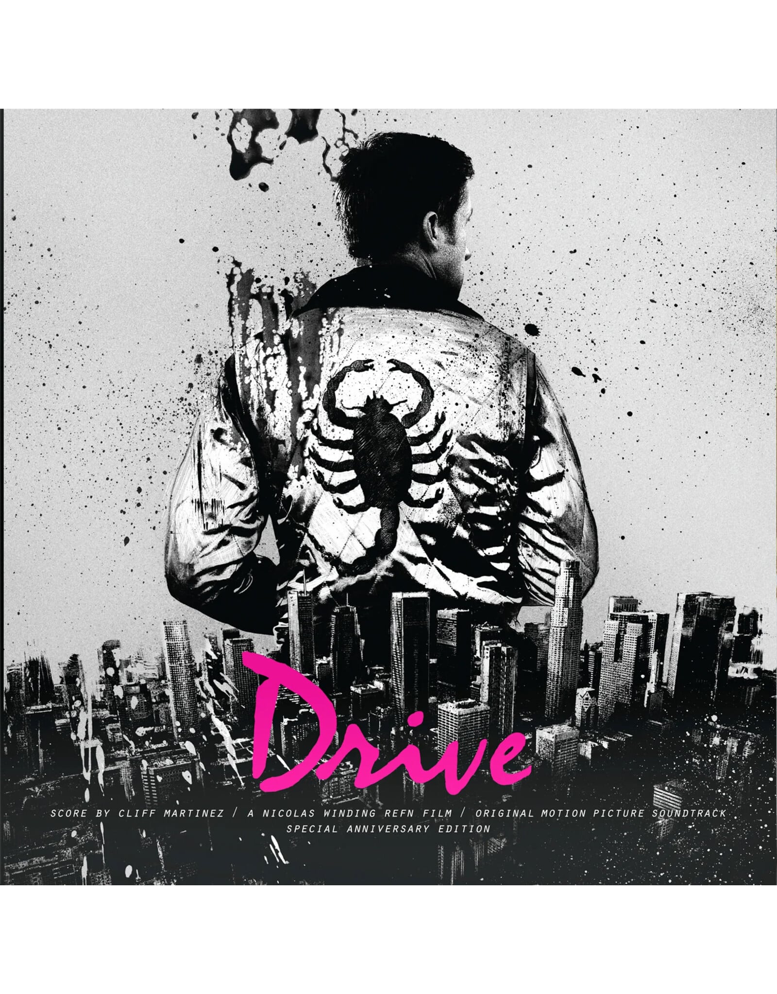 Cliff Martinez - Drive (Black & White Cover Art) [Clear / Gold Splatter Vinyl]