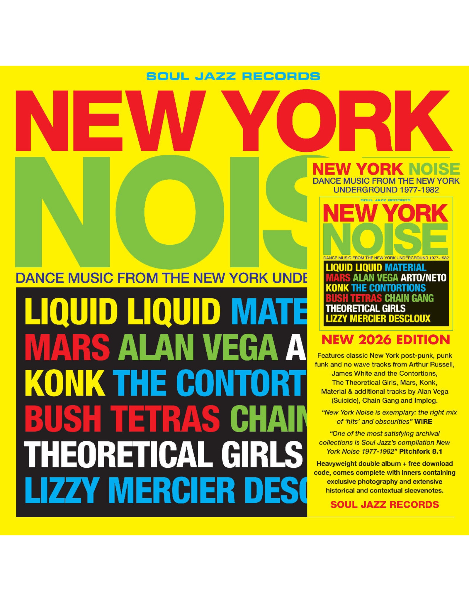 Various - New York Noise: Dance Music From The New York Underground 1978-82 (2026 Edition)