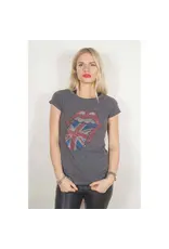 Rolling Stones / Classic Logo Women's Rhinestone Tee