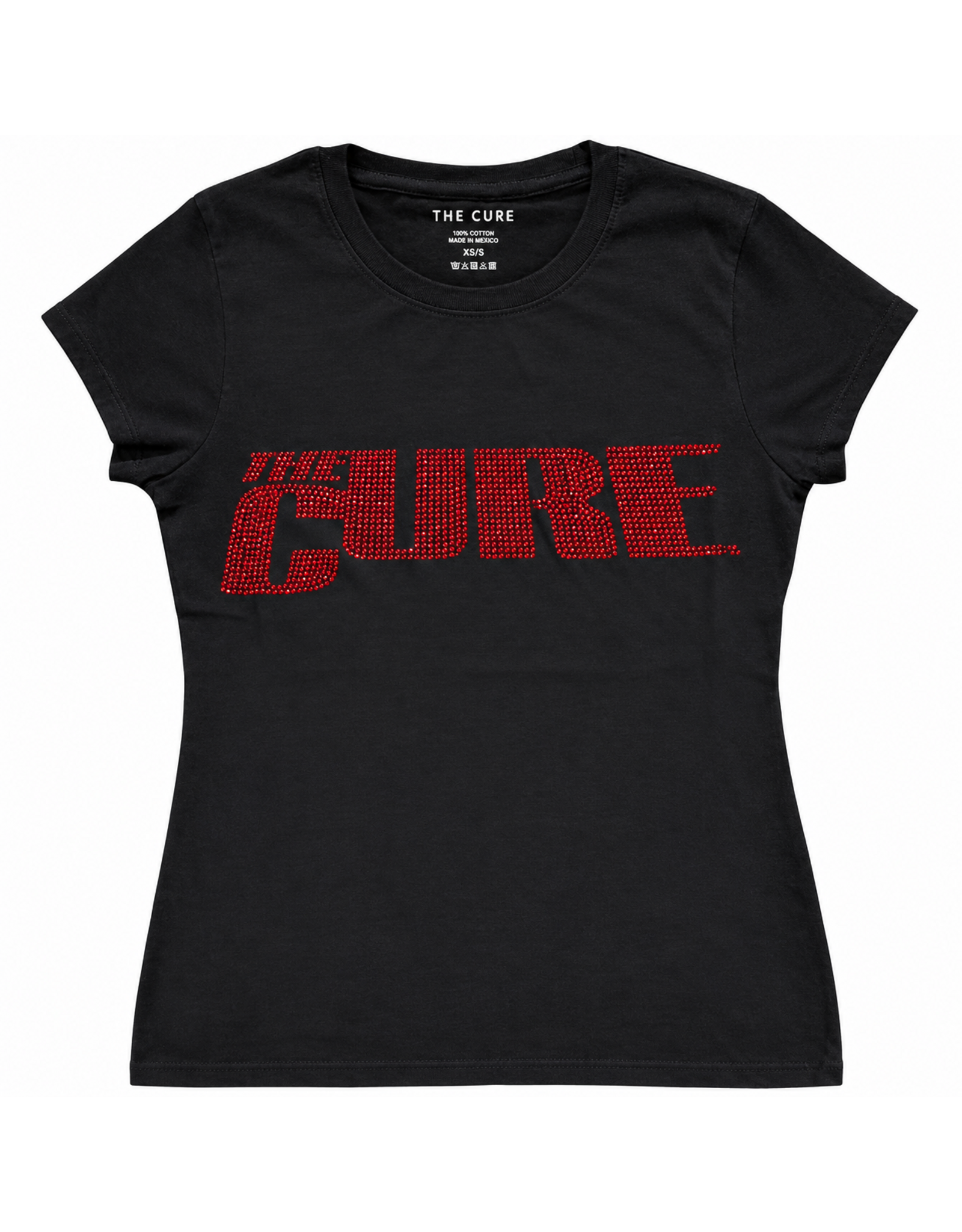 The Cure / Classic Logo Rhinestone Women's Tee