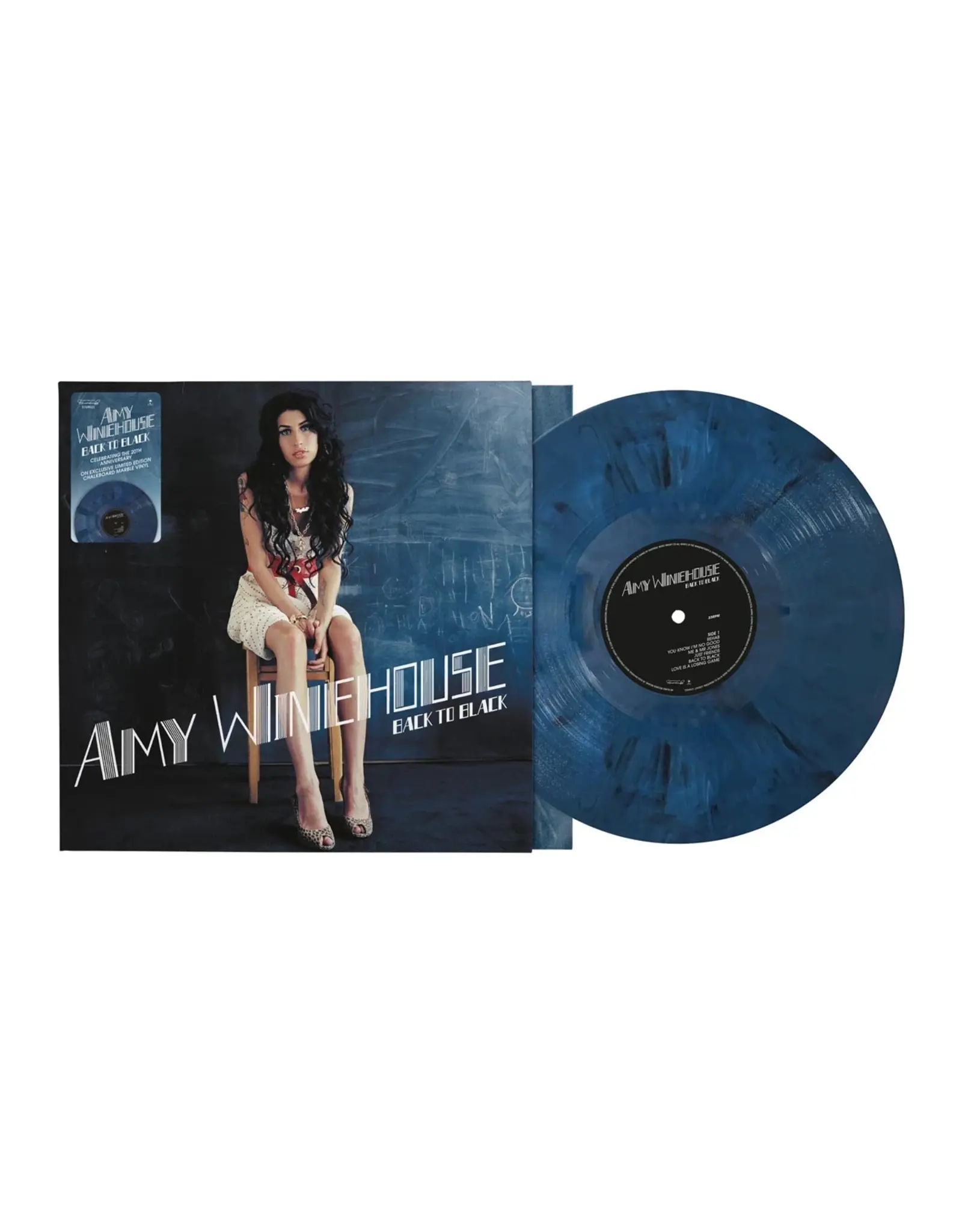 Amy Winehouse - Back To Black (20th Anniversary) [Exclusive Chalkboard Marble Vinyl)