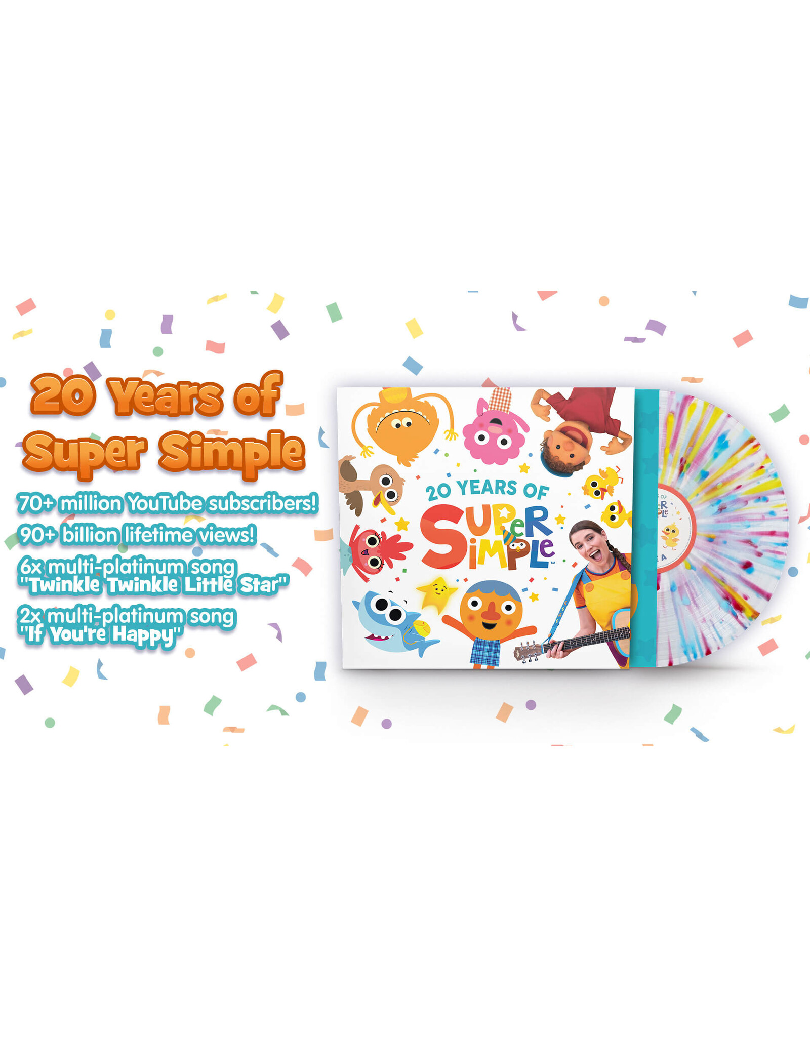 Super Simple - 20 Years Of Super Simple (Splatter Vinyl)