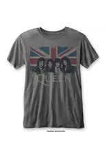 Queen / Union Jack Burnout Tee