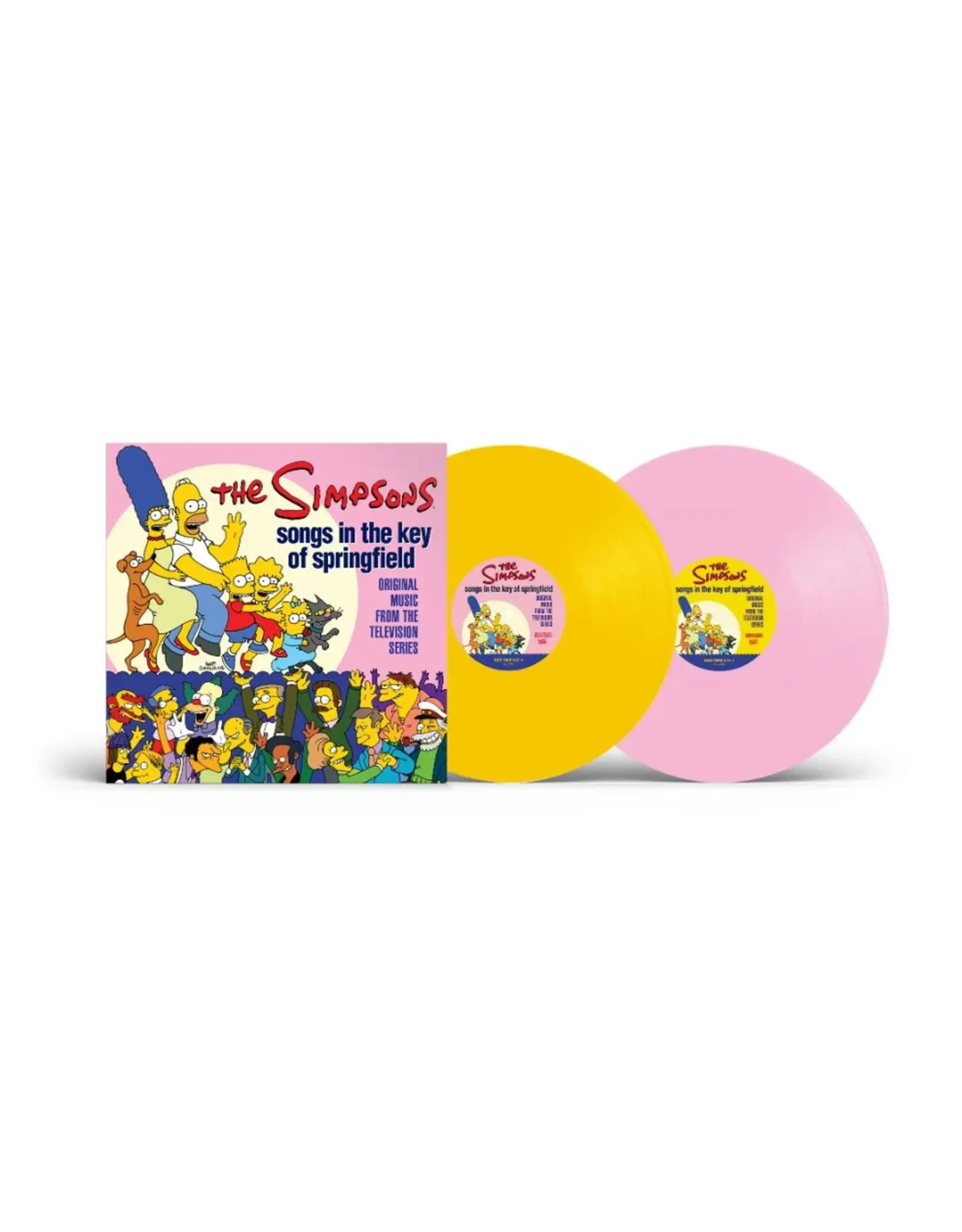 The Simpsons - Songs in the Key of Springfield (Music From The Series) [Canary Yellow & Baby Pink Vinyl]