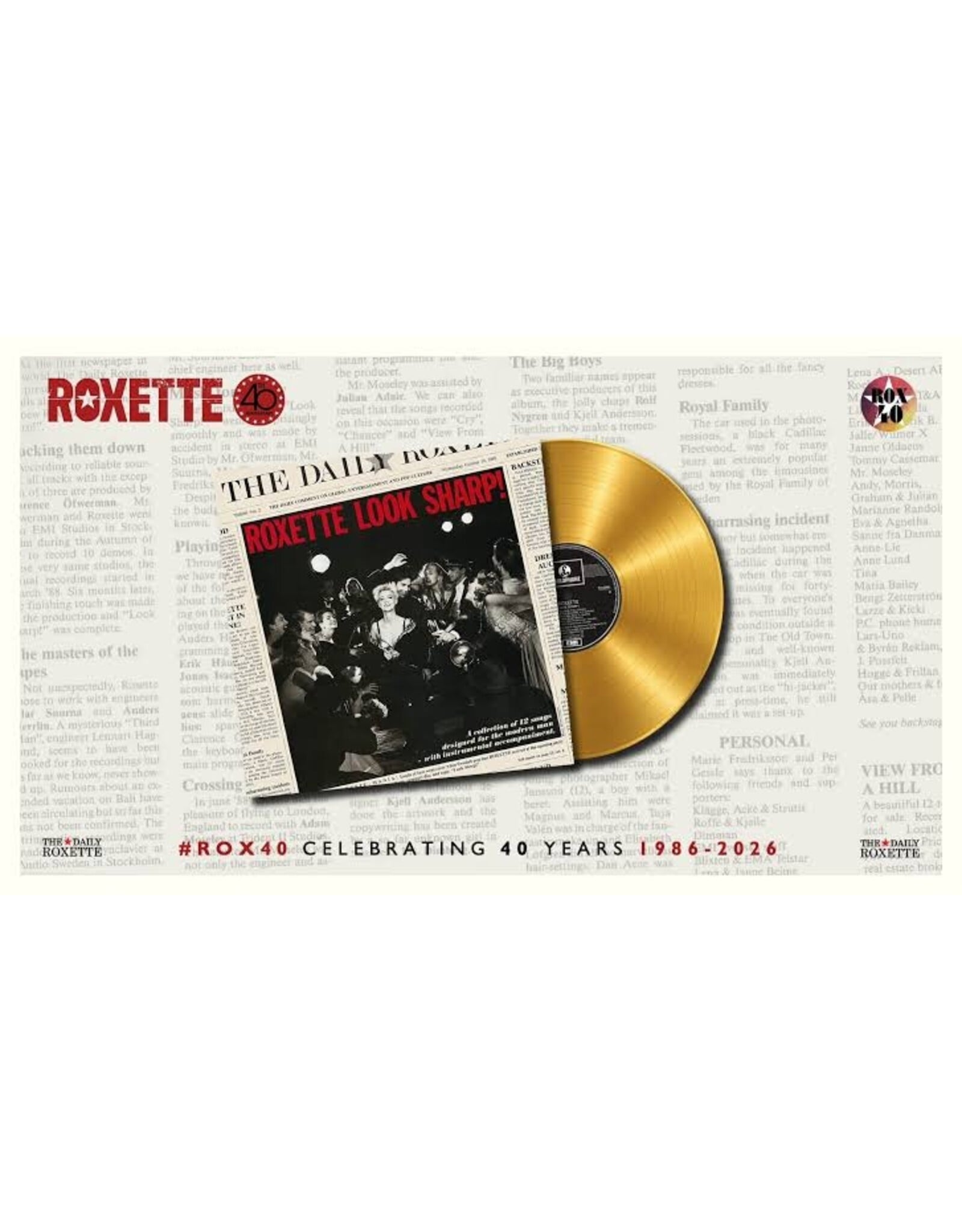 Roxette - Look Sharp! (Gold Vinyl)
