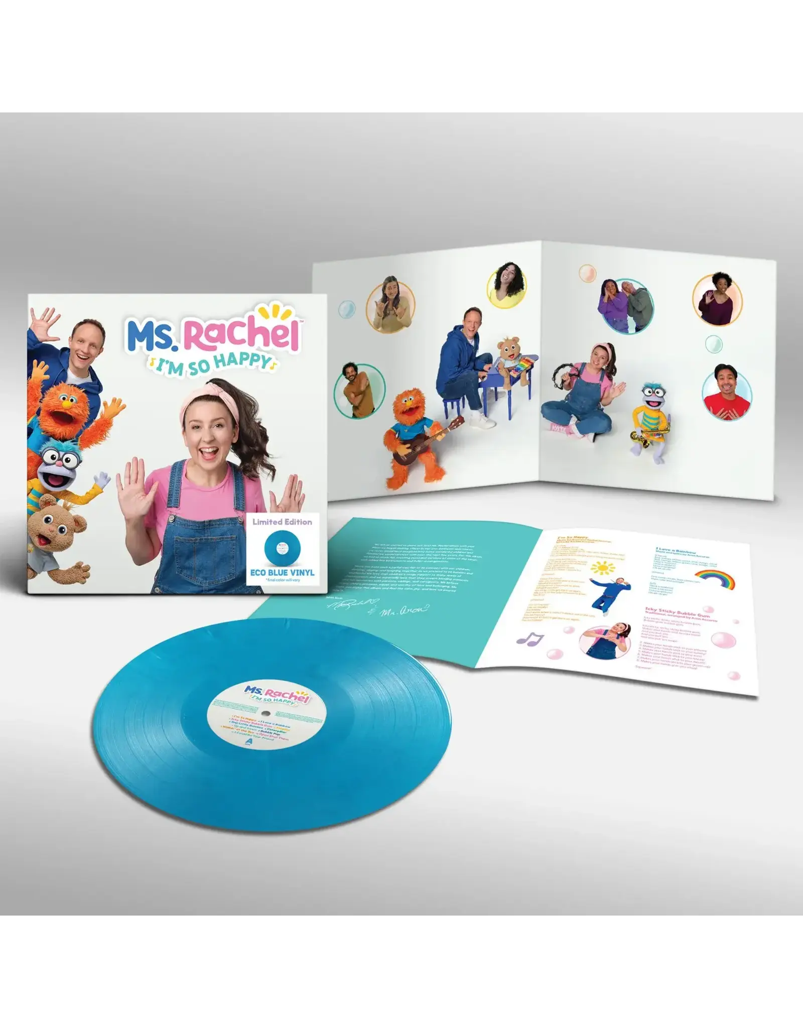 Ms. Rachel - I'm So Happy (Eco-Blue Vinyl)