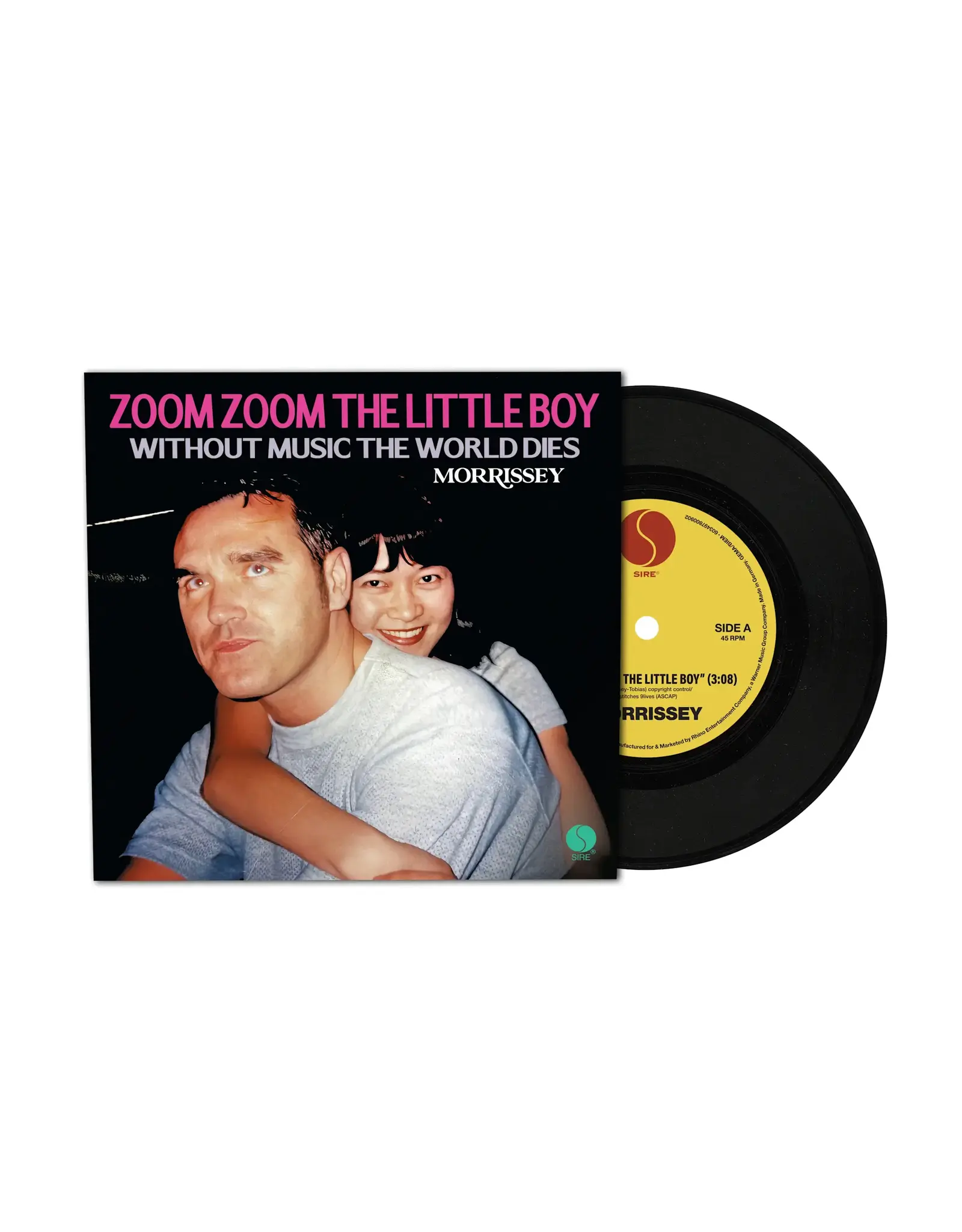 Morrissey - Zoom Zoom The Little Boy / Without Music The World Dies (7" Vinyl)