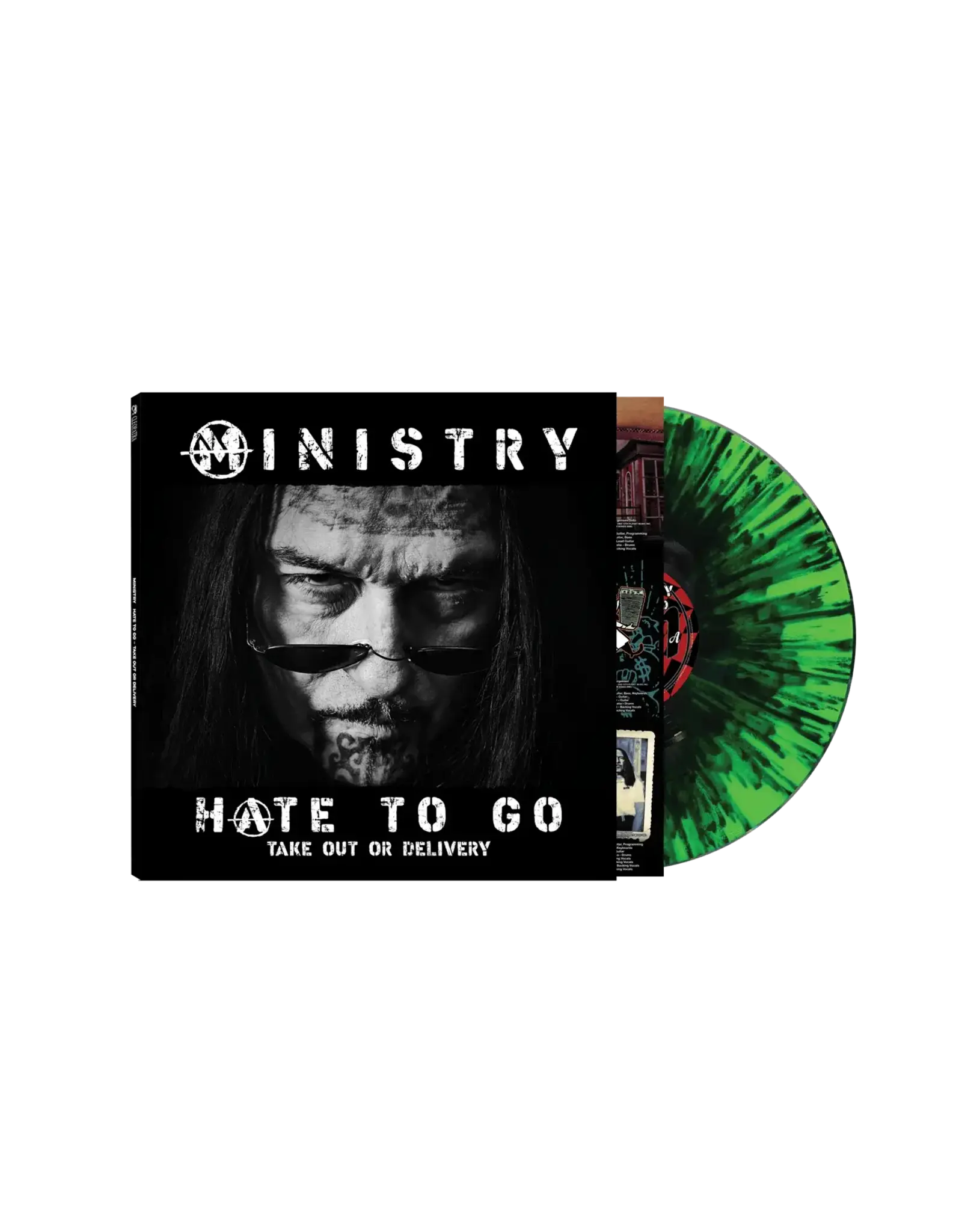 Ministry - Hate To Go - Take Out Or Delivery (Black & Green Splatter Vinyl)