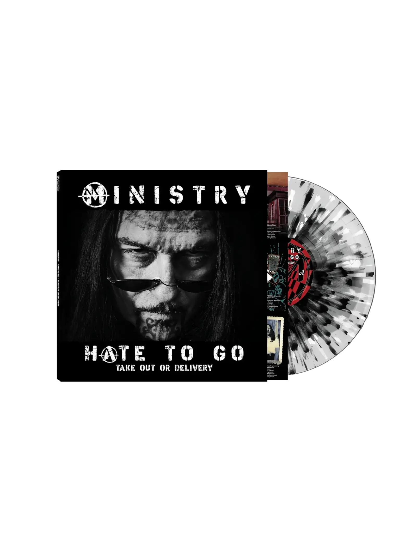 Ministry - Hate To Go - Take Out Or Delivery (Black & Silver Splatter Vinyl)