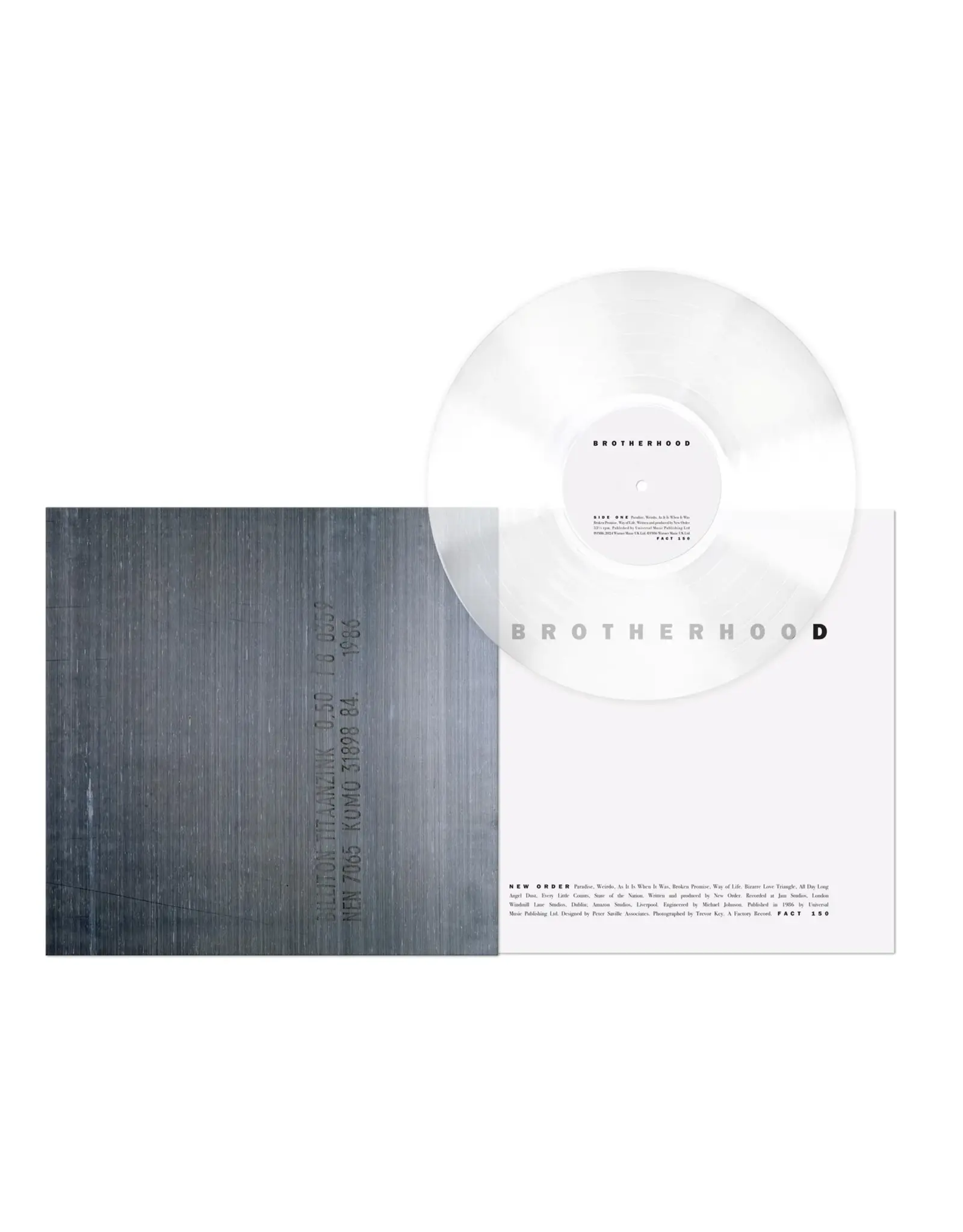 New Order - Brotherhood (40th Anniversary) [Crystal Clear Vinyl]