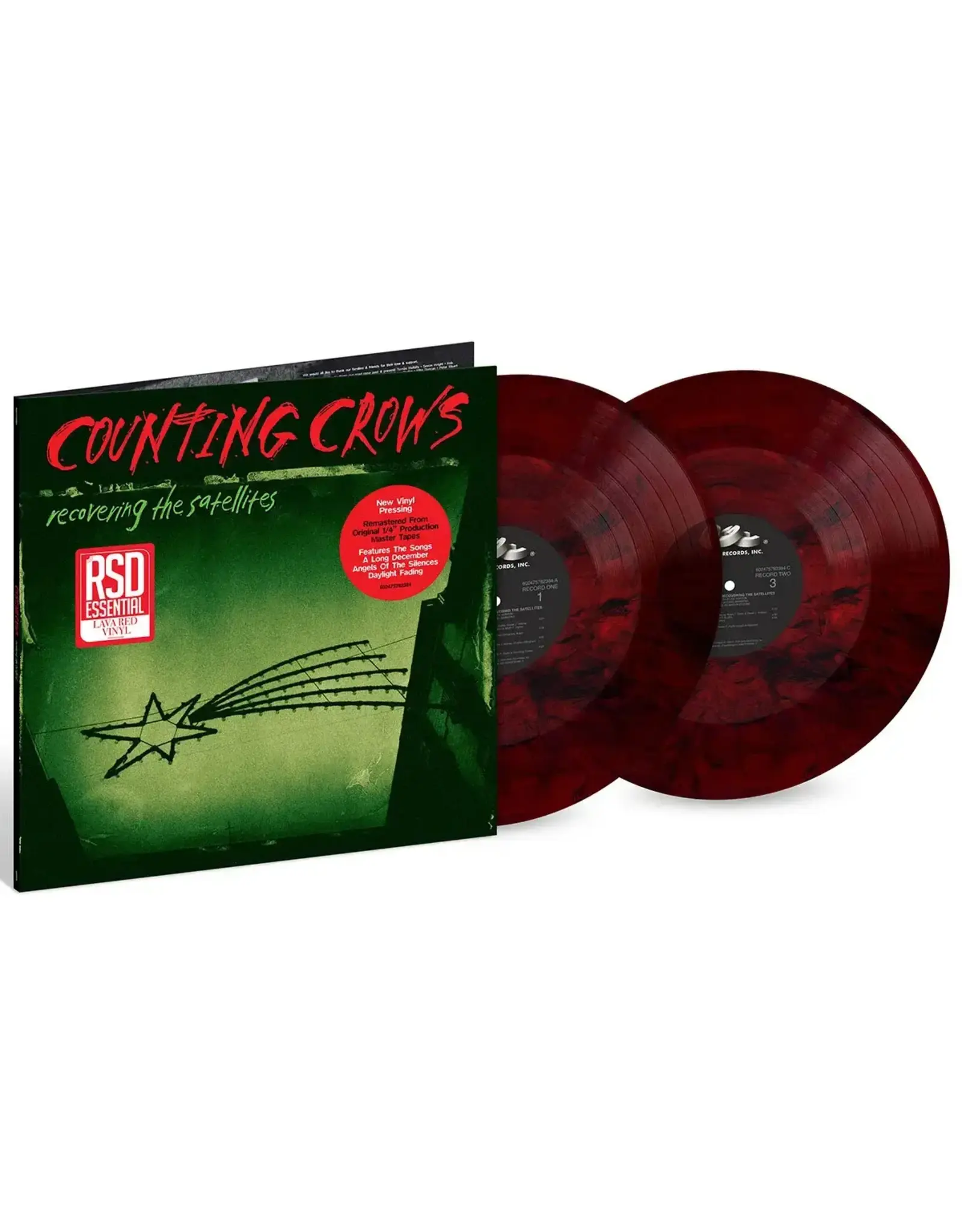 Counting Crows - Recovering The Satellites (2025 Remaster) [Exclusive Red Lava Vinyl]