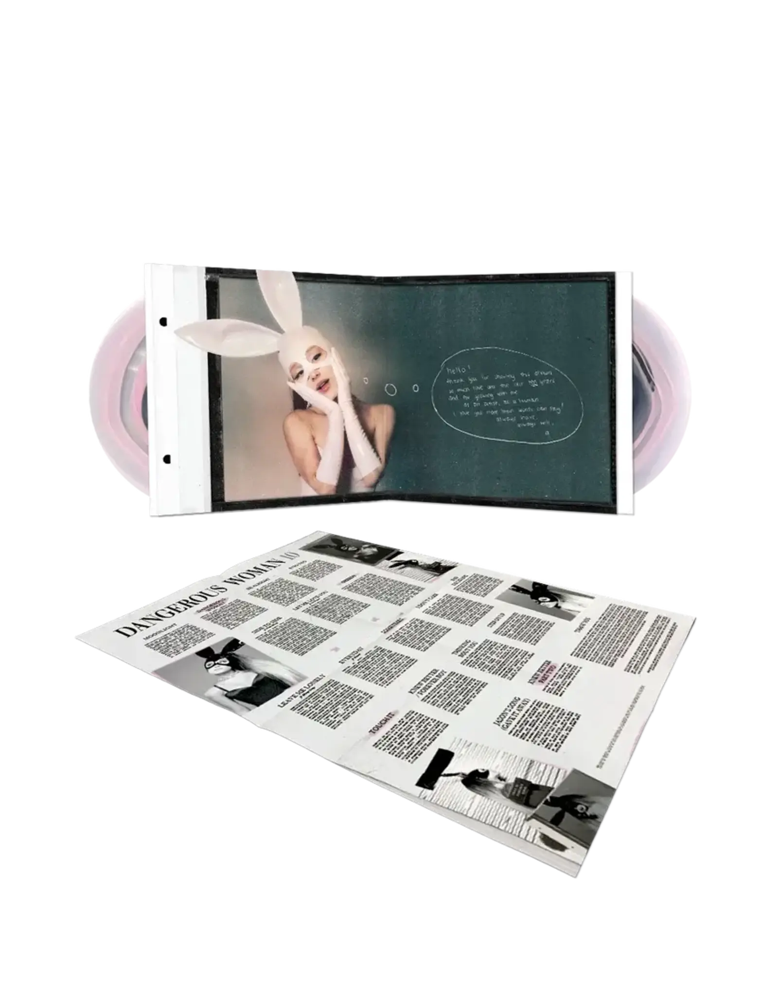 Ariana Grande - Dangerous Woman (10th Anniversary) [Clear & Pink Spot Vinyl]