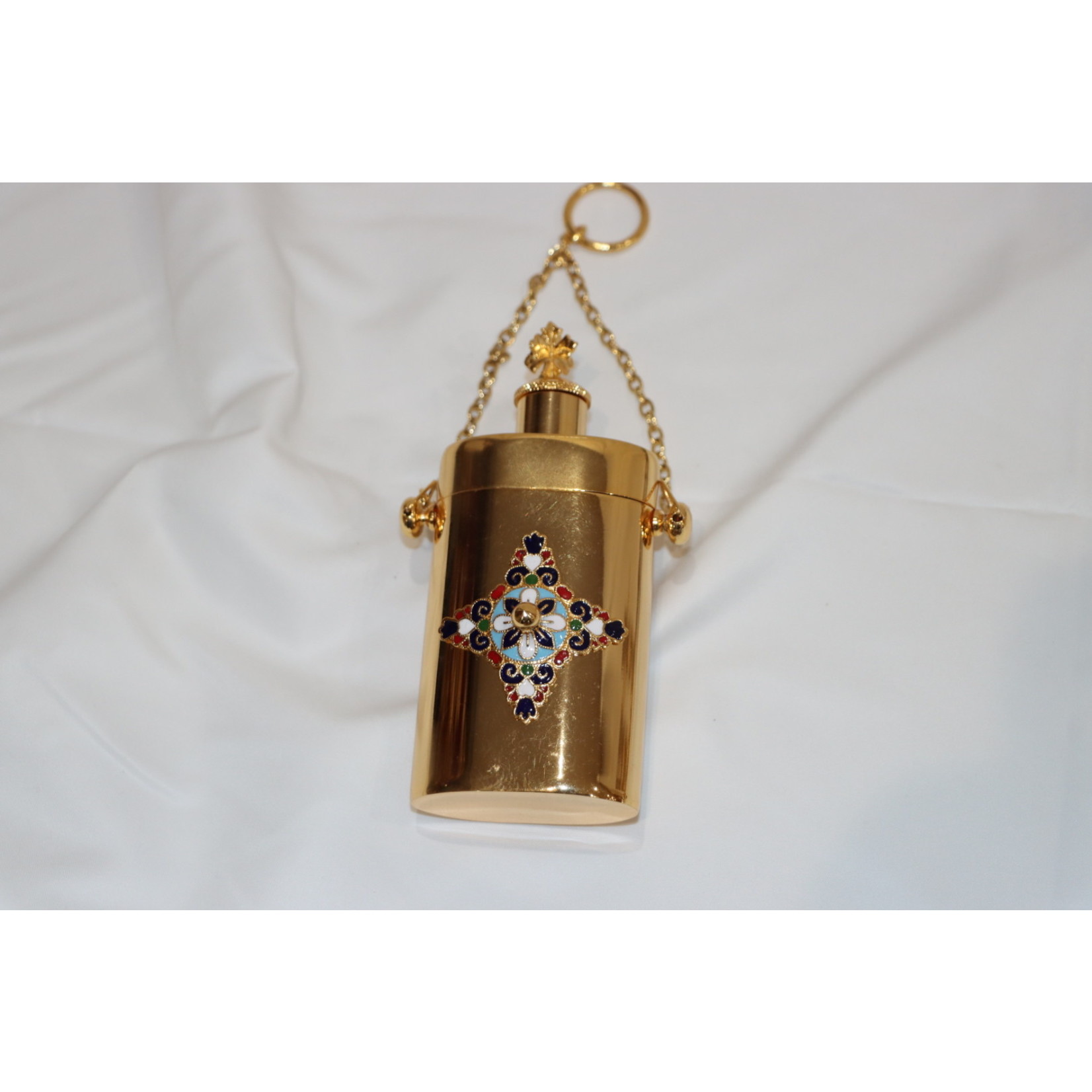 Anointing Holy Oil Bottle With Orthodox Enamel Gold plated, Anointing Oil  Bottles, Orthodox Family www. Online Christian Art Store. Greek  Orthodox Incense, Holy Icons, Church Supplies