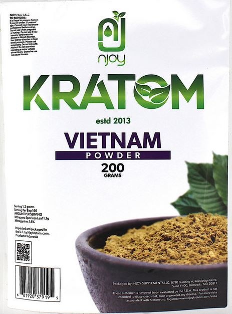 Njoy Kratom Vietnam 200g Powder